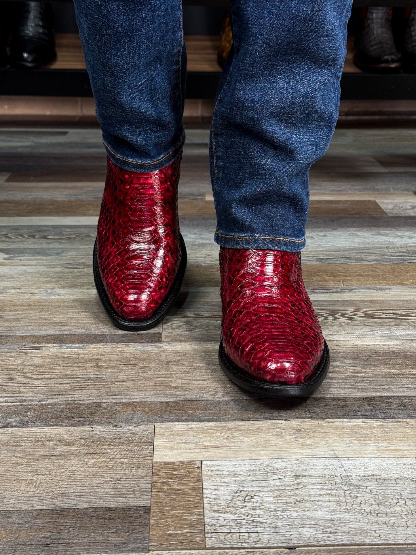 EMMA BROWN PITON BOOTS