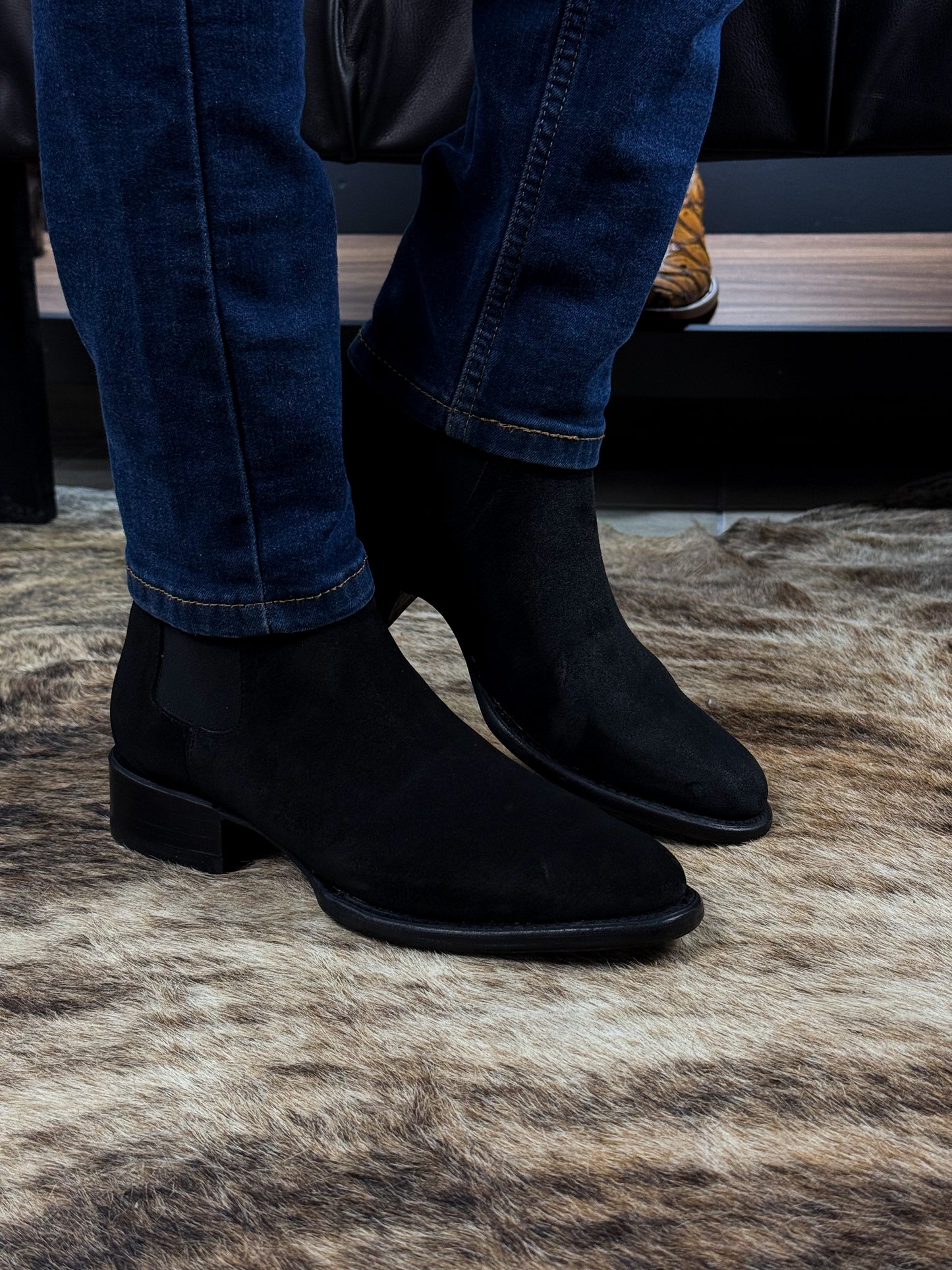CARLO BROWN PITON BOOTS
