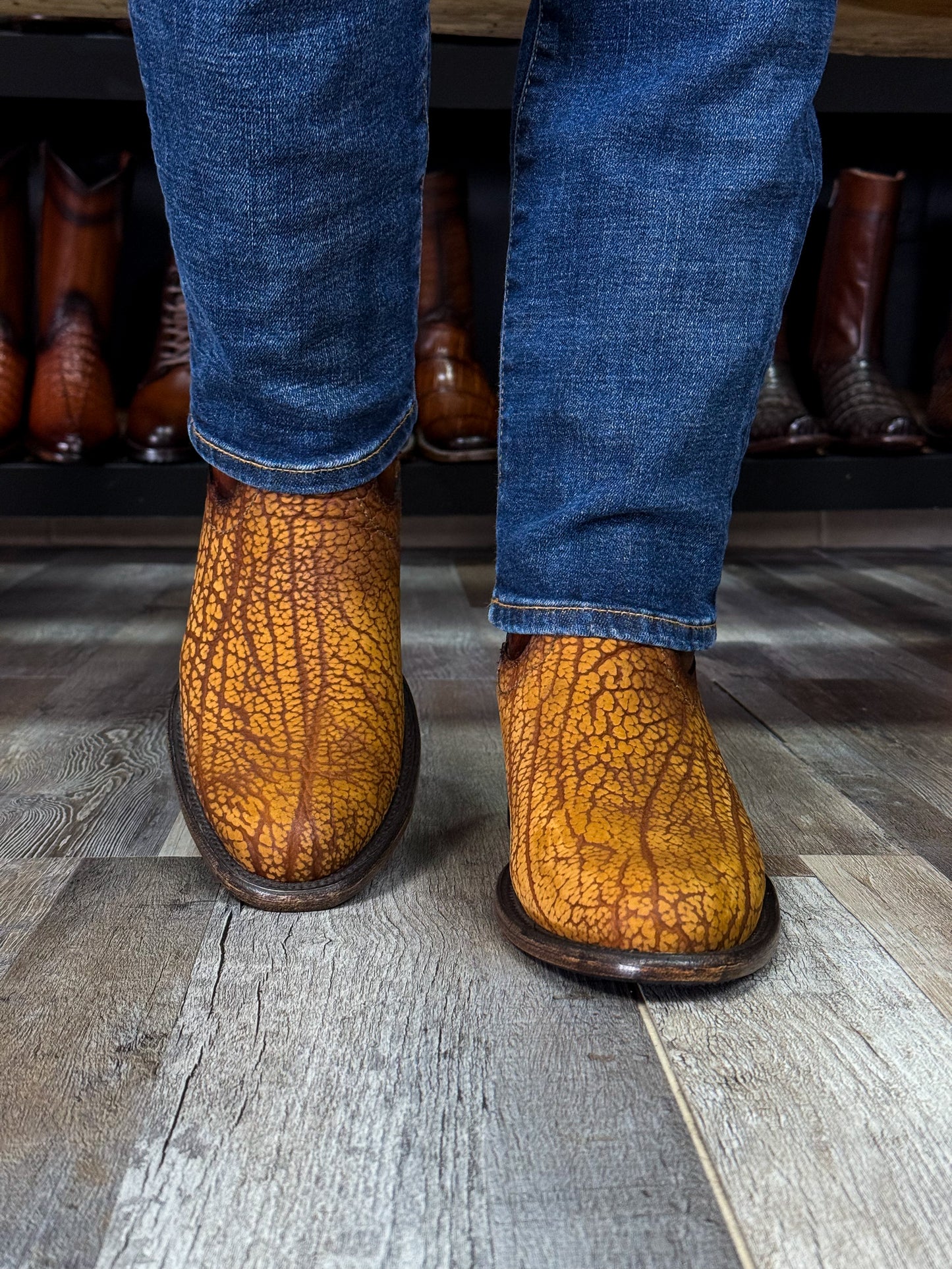 EMMA HIGH MIEL CUELLO DE TORO BOOTS OVAL
