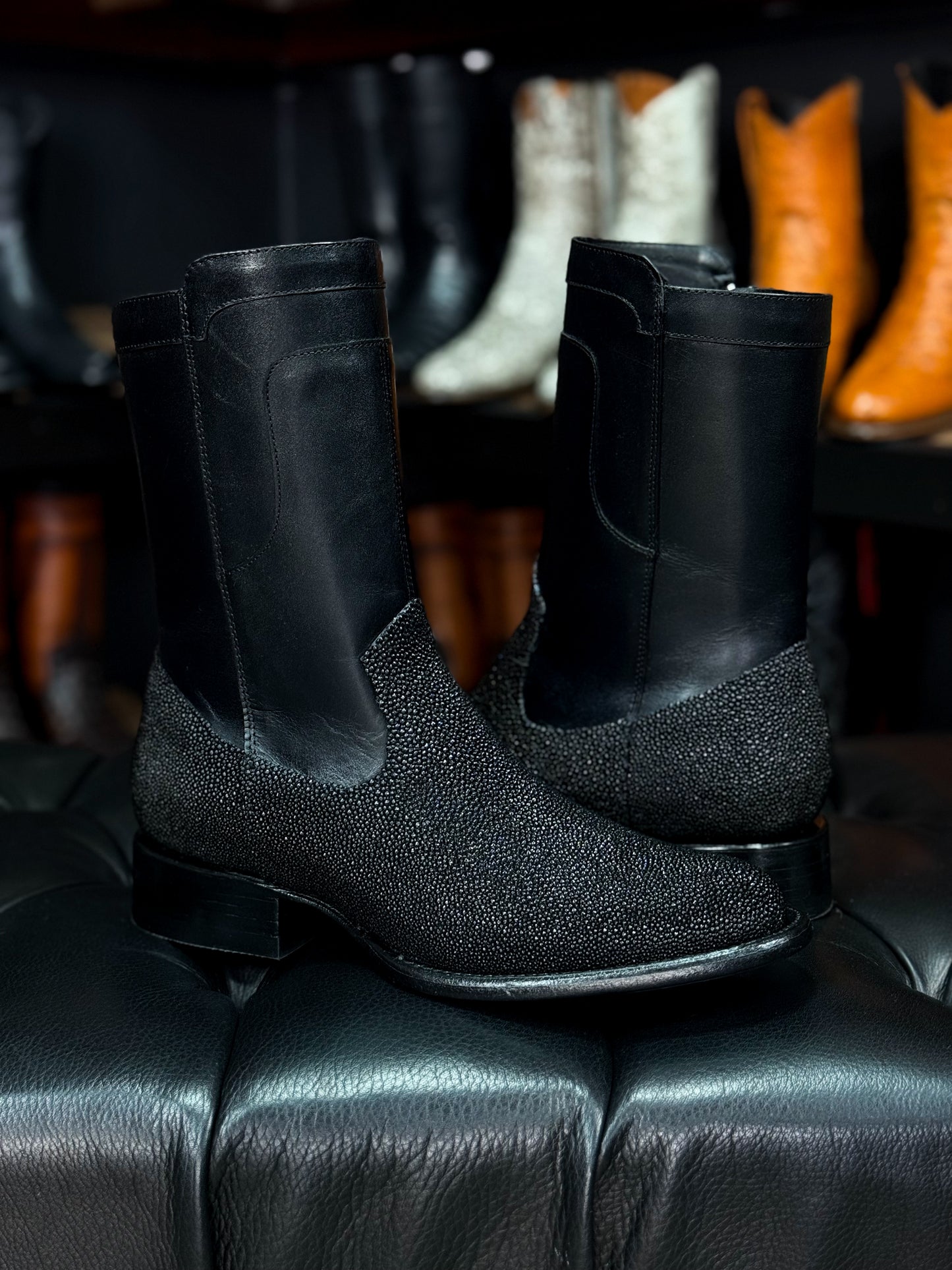 EMMA BROWN PITON BOOTS