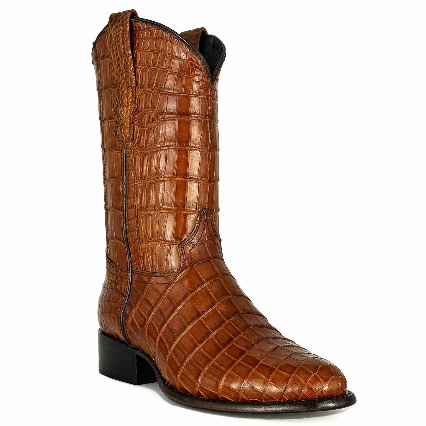 COWBOY CARAMELO FULL COCODRILO SIAMES OVAL