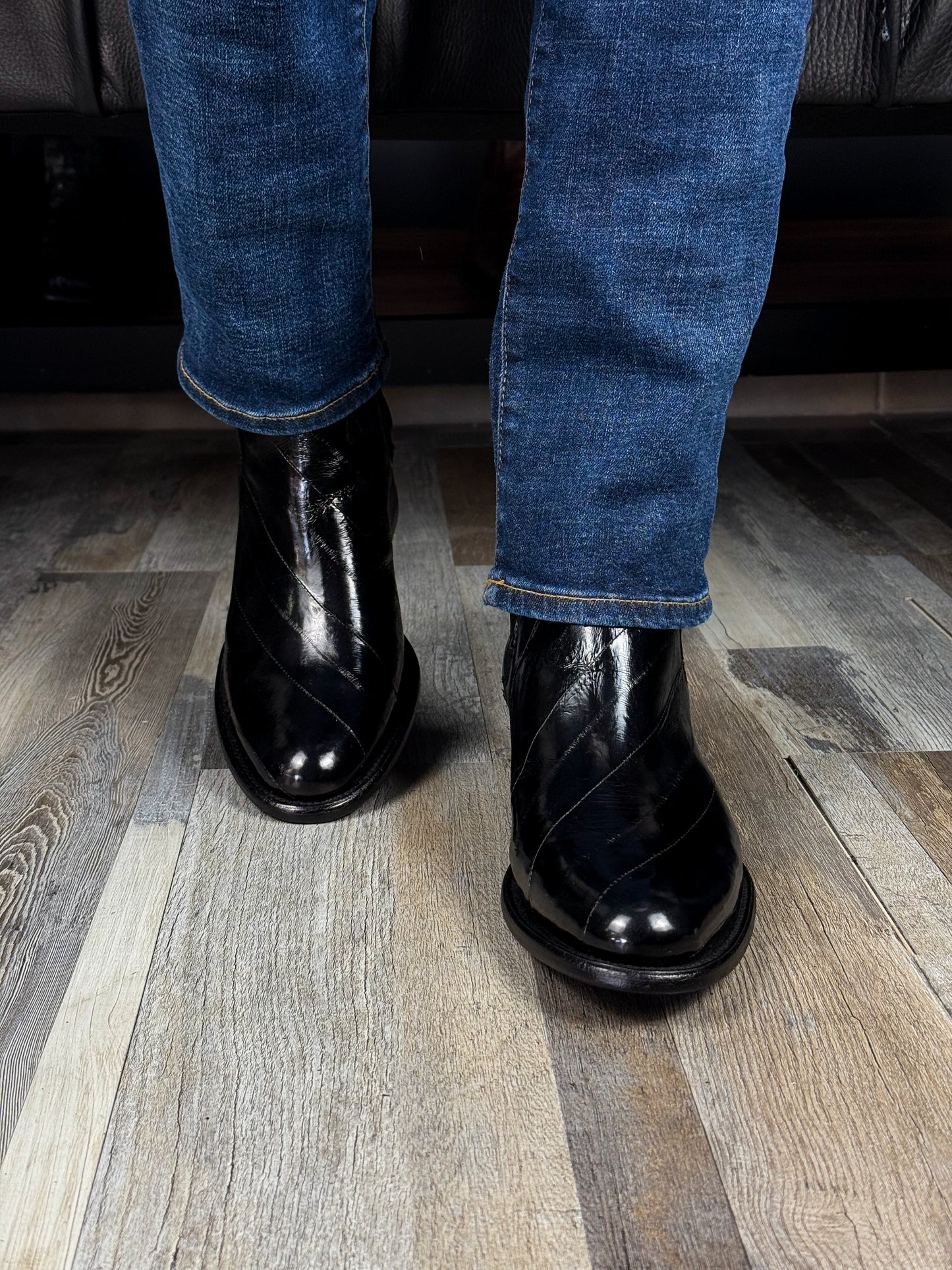 EMMA BROWN PITON BOOTS