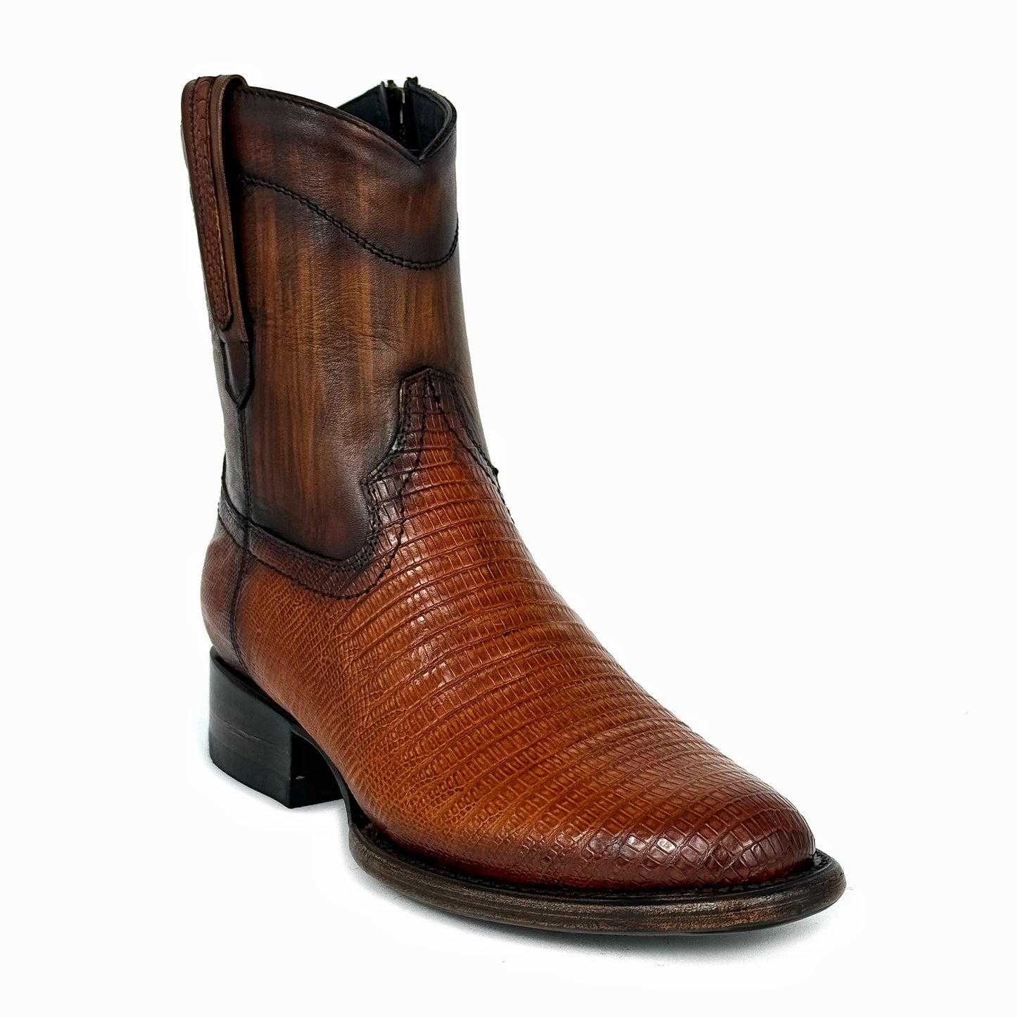 EMMA BROWN LIZARD BOOTS