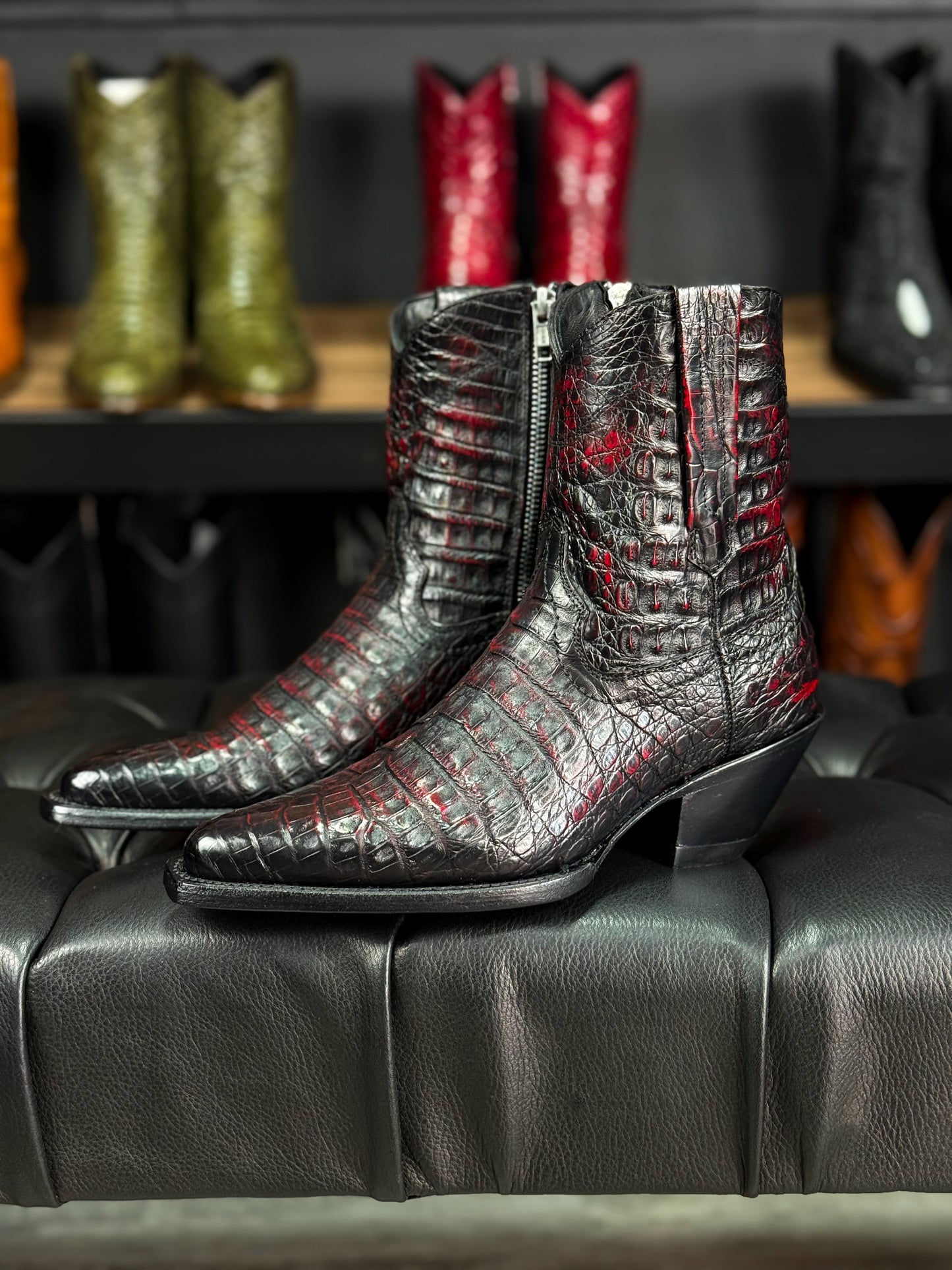 EMMA BROWN PITON BOOTS