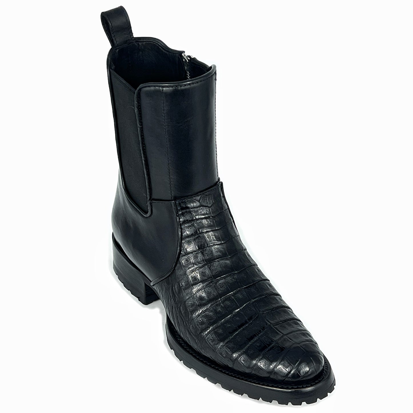 CARLO BLACK COCODRILO FUSCUS OVAL