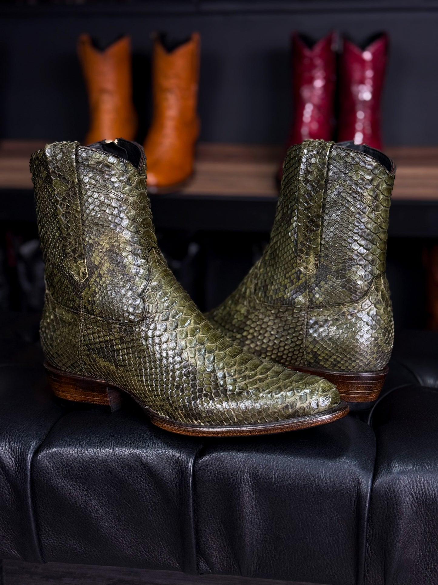 EMMA BROWN PITON BOOTS