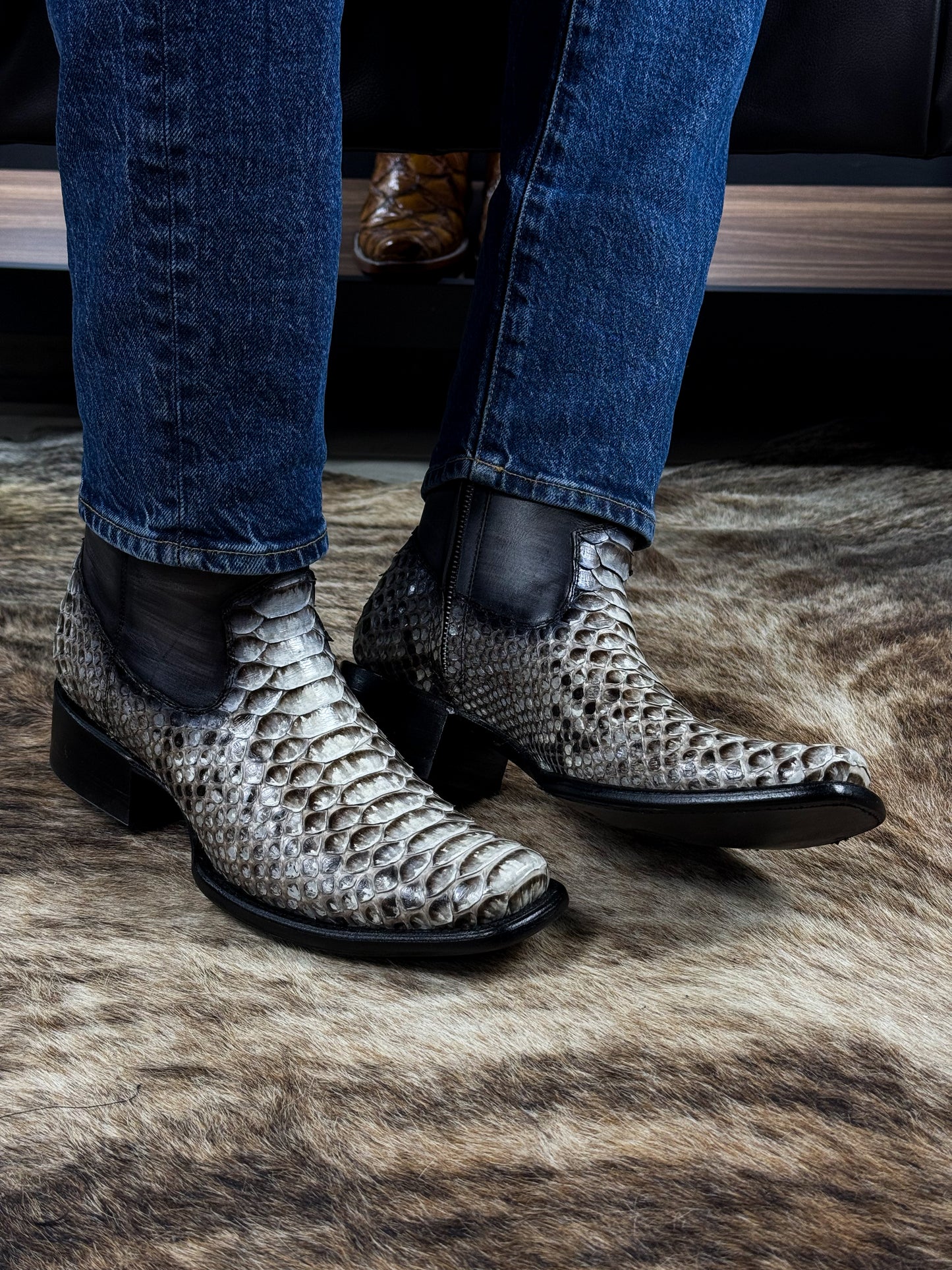EMMA BROWN PITON BOOTS