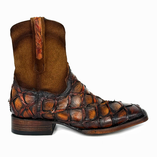 CARLO BROWN PITON BOOTS