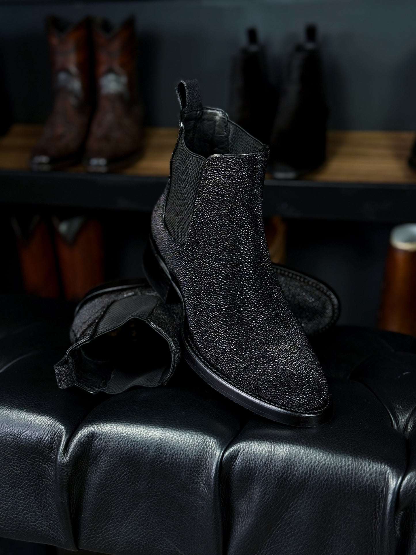 EMMA BROWN PITON BOOTS
