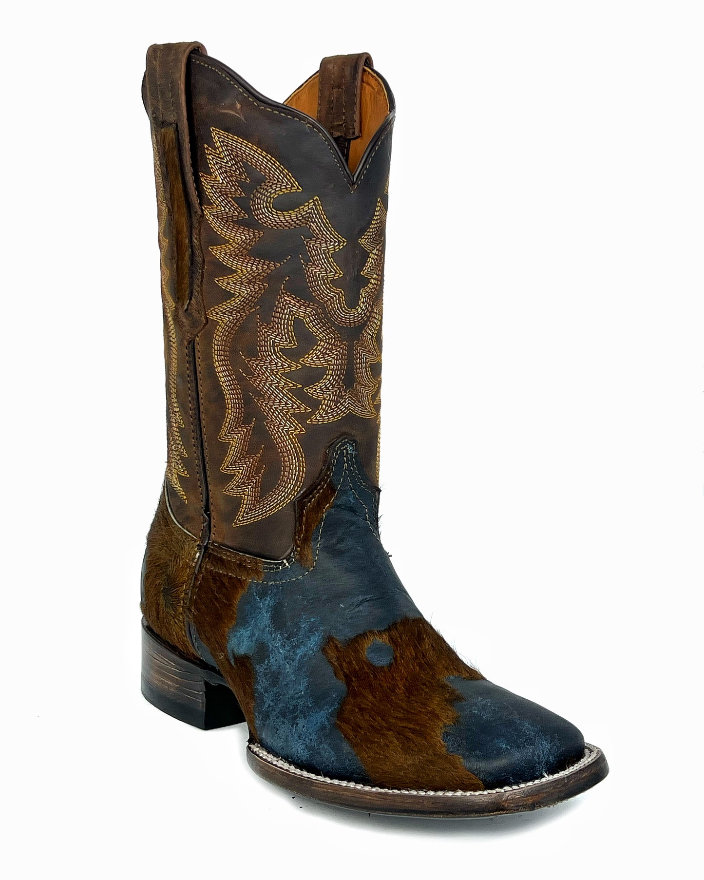 CARLO BROWN PITON BOOTS