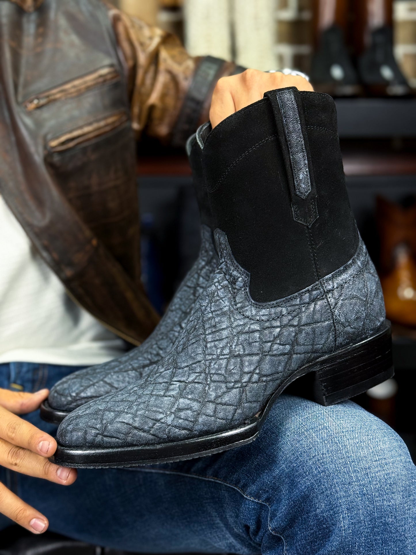 EMMA GREY ELEFANTE BOOTS FRANCESA