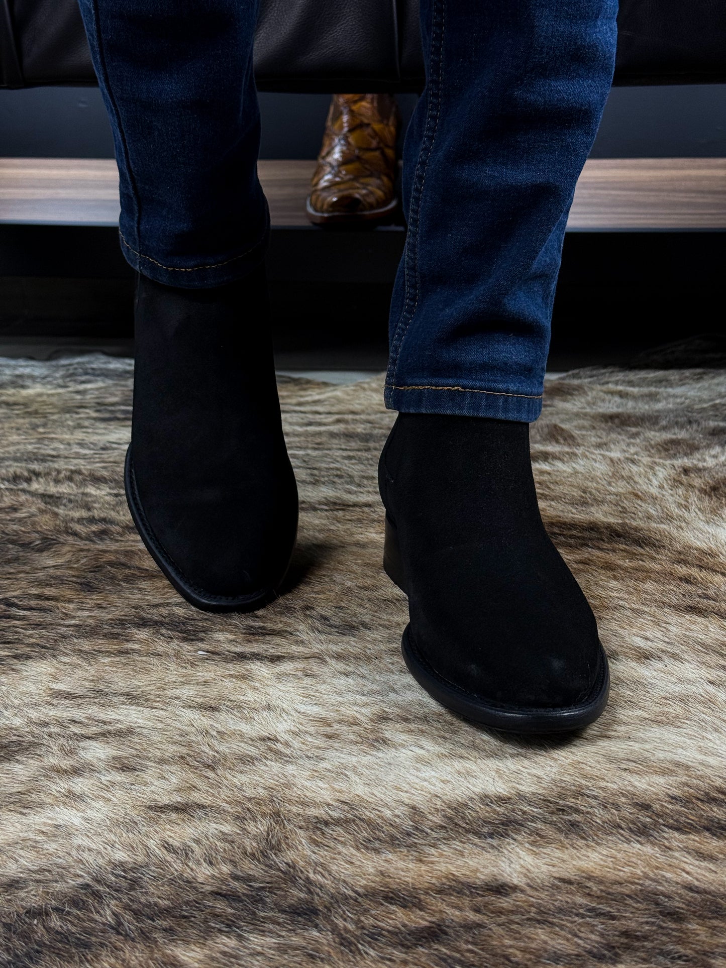 CARLO BROWN PITON BOOTS