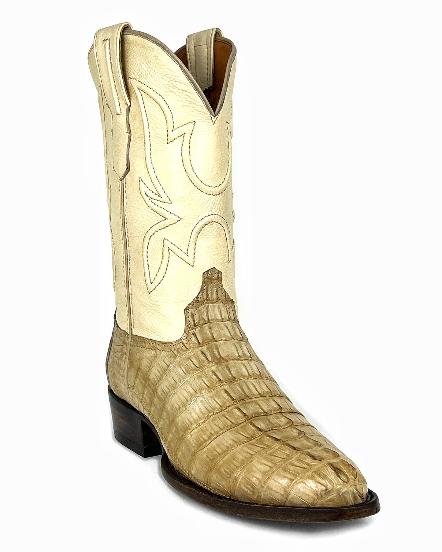 COWBOY COLA DE COCODRILO BOOTS OVAL