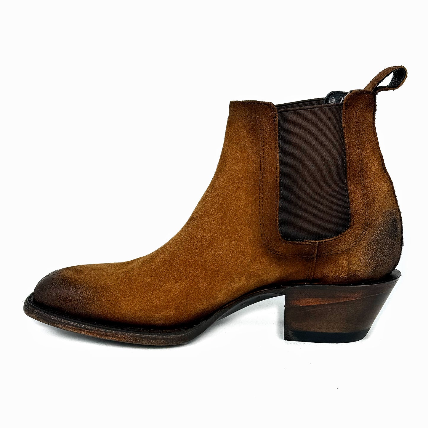 CARLO BROWN PITON BOOTS