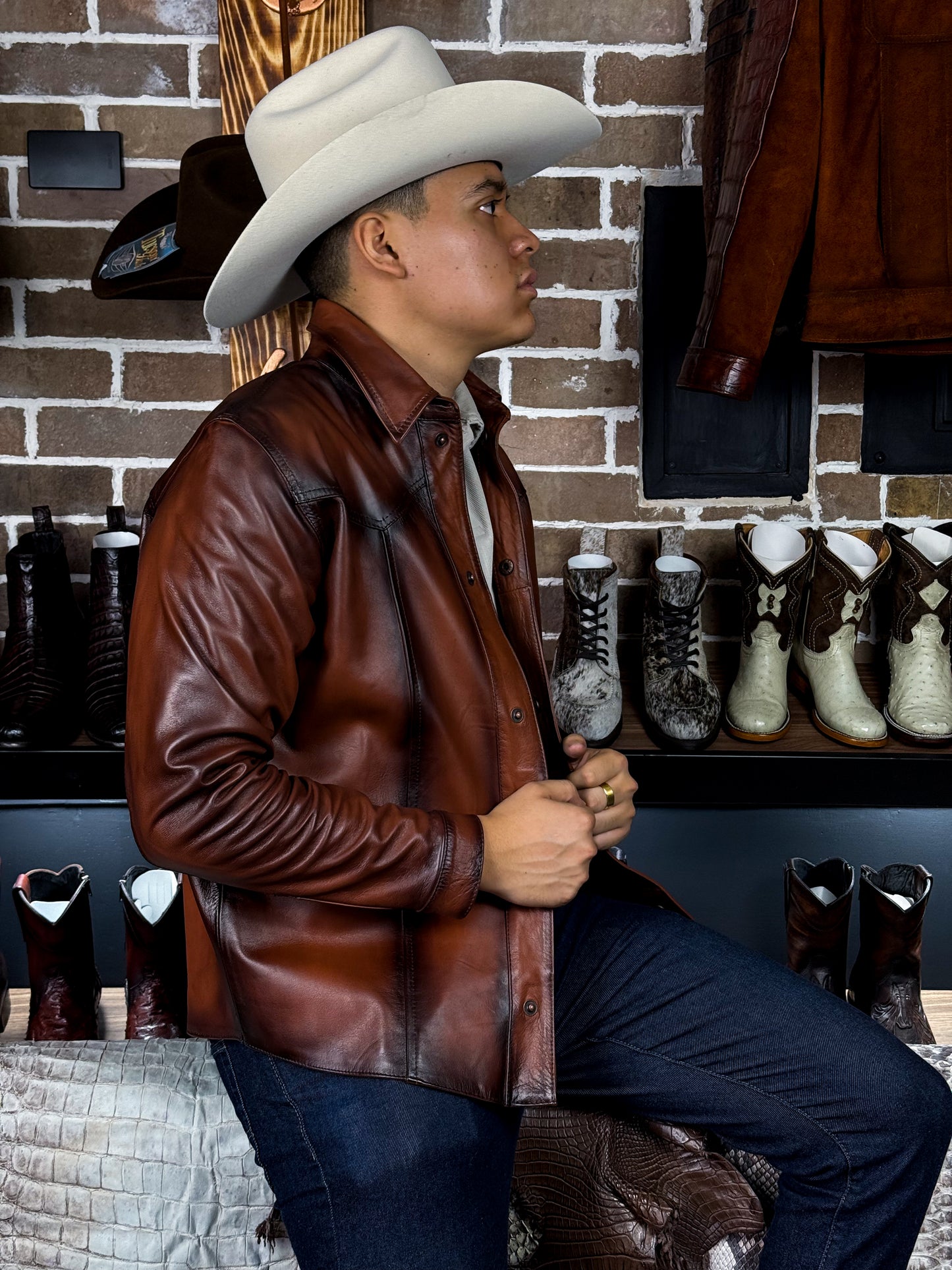 CAMISOLA VAQUERA BROWN BORREGO