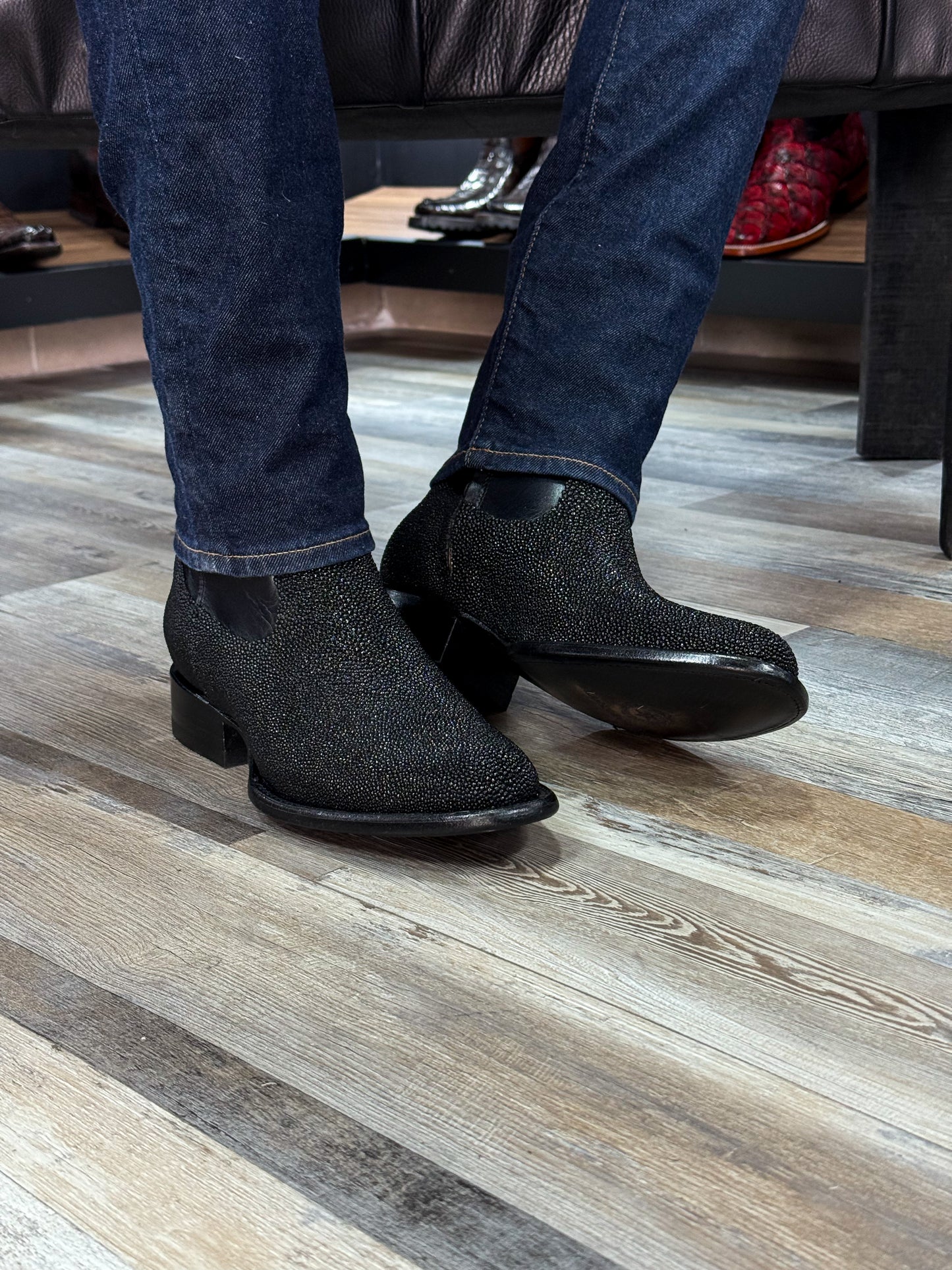 EMMA BROWN PITON BOOTS
