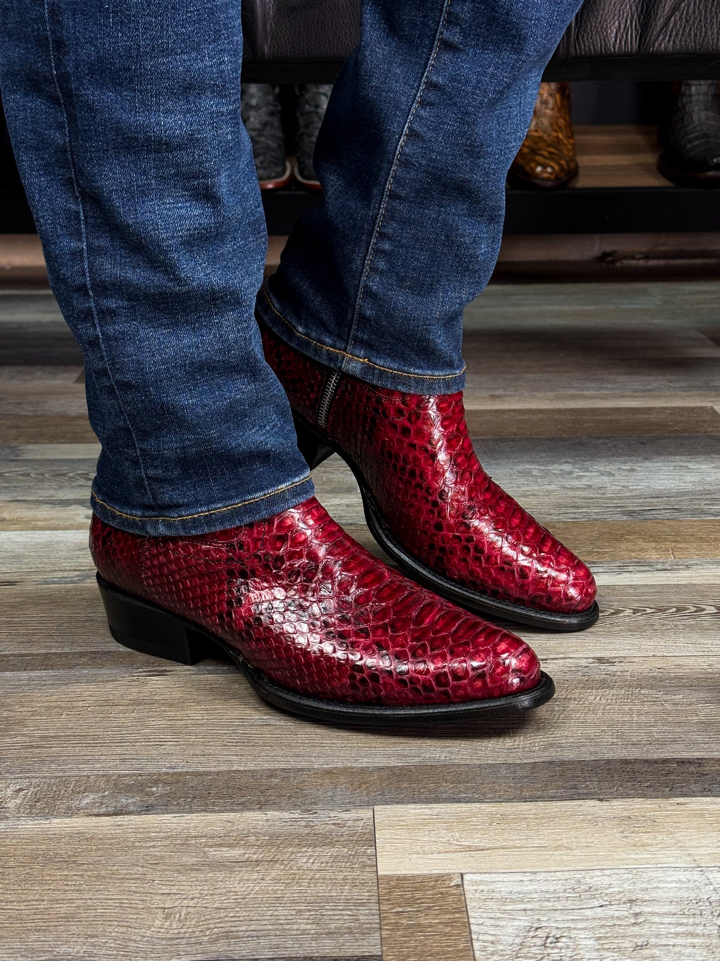 EMMA BROWN PITON BOOTS