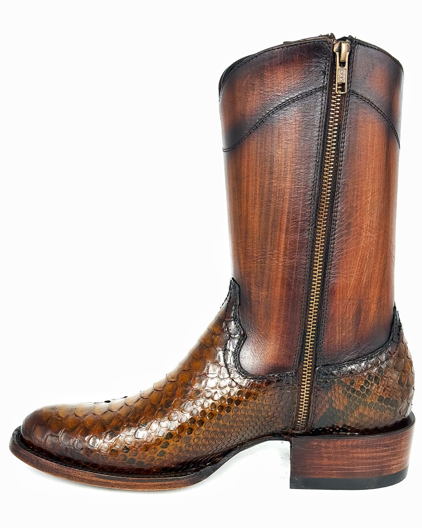 EMMA BROWN PITON BOOTS