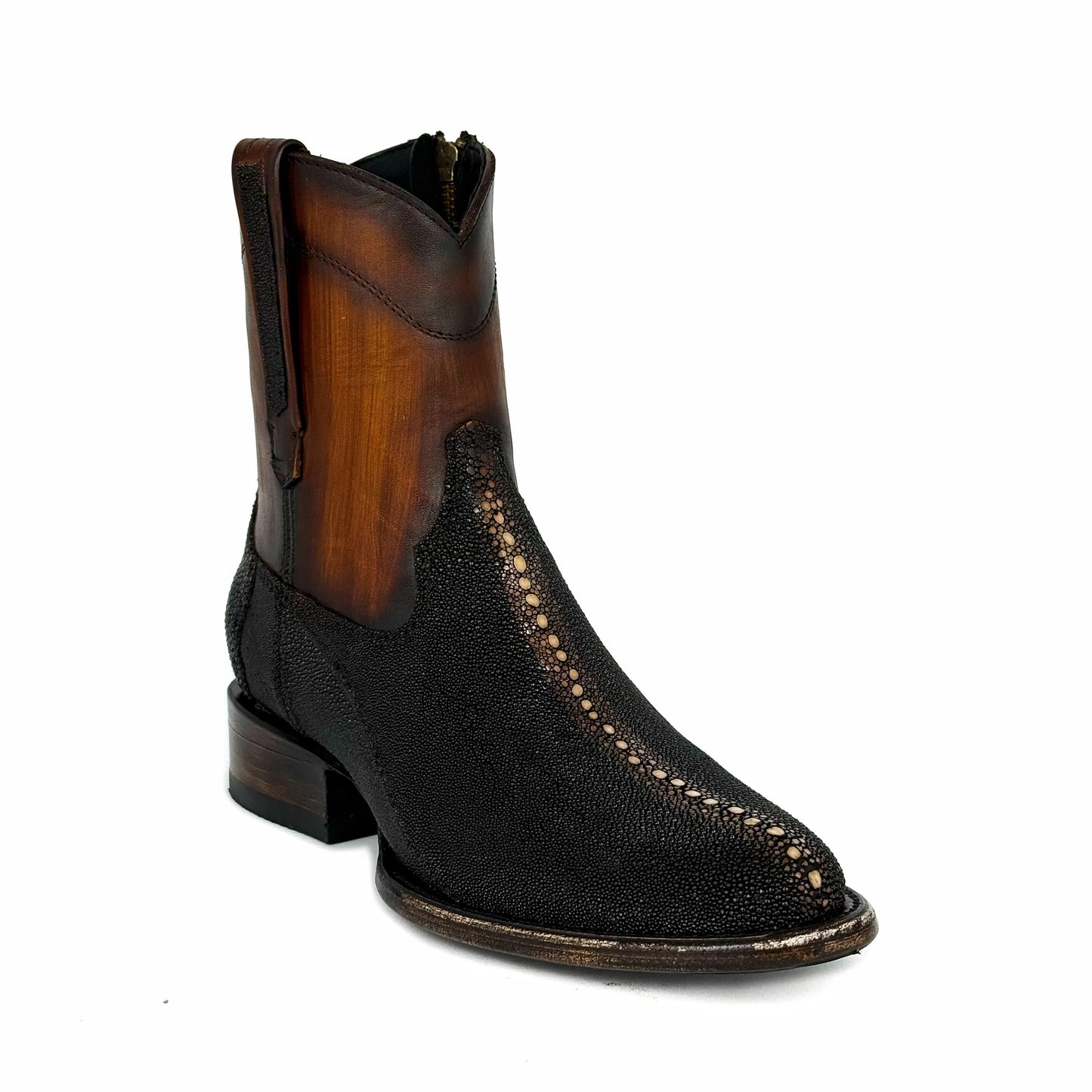 EMMA BROWN PITON BOOTS