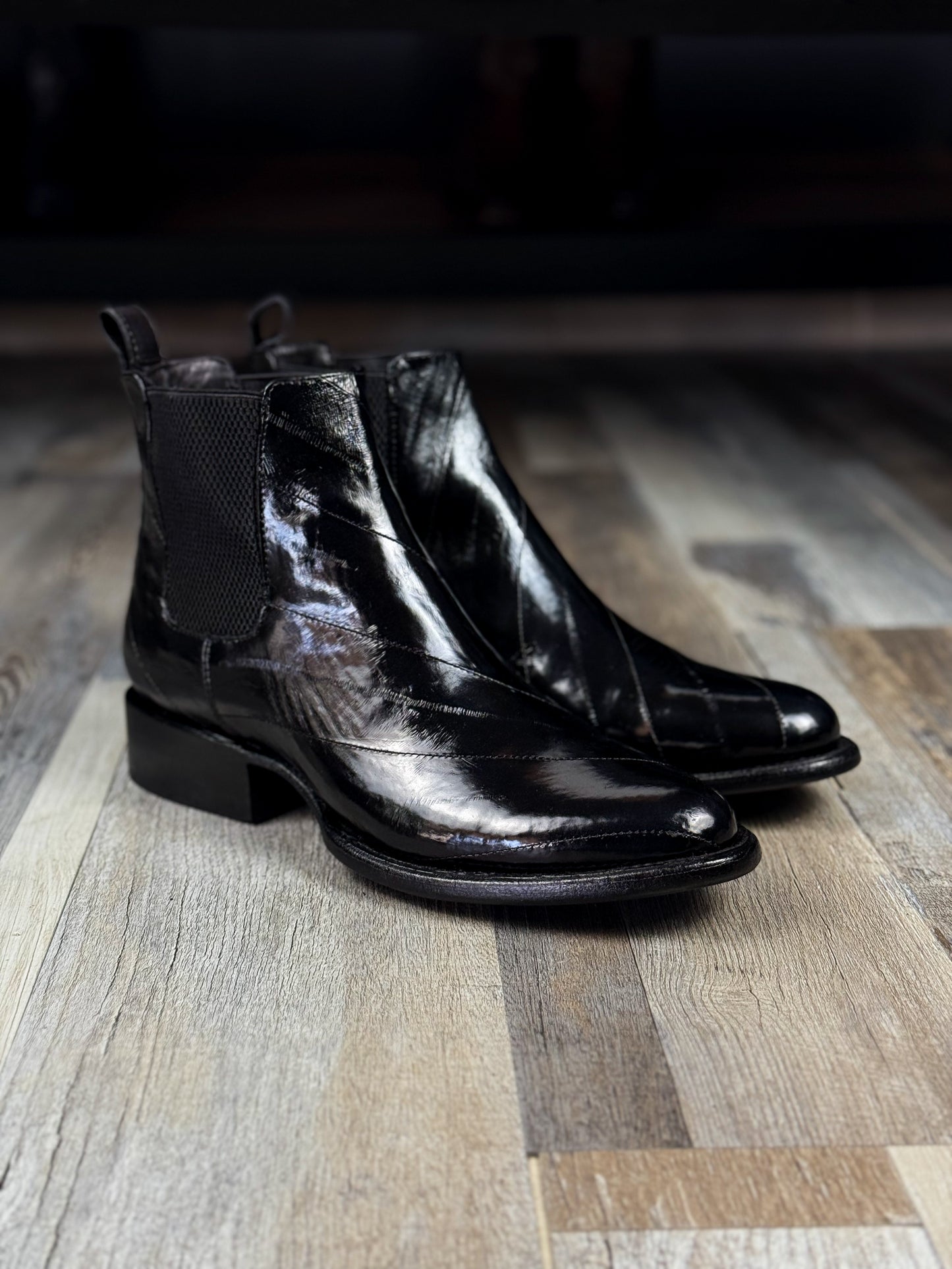 EMMA BROWN PITON BOOTS