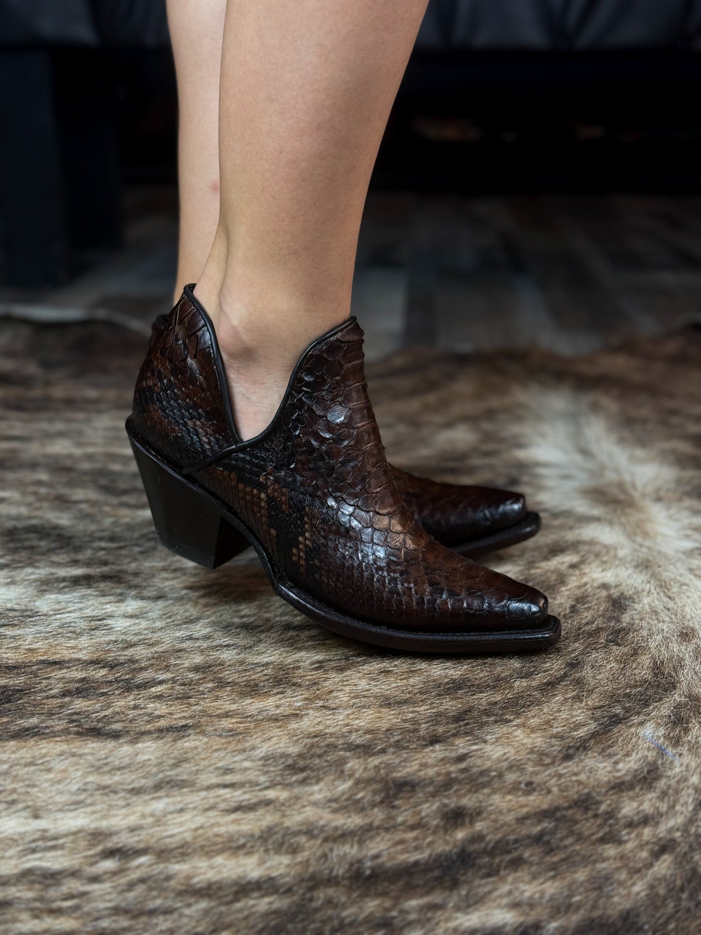 EMMA BROWN PITON BOOTS