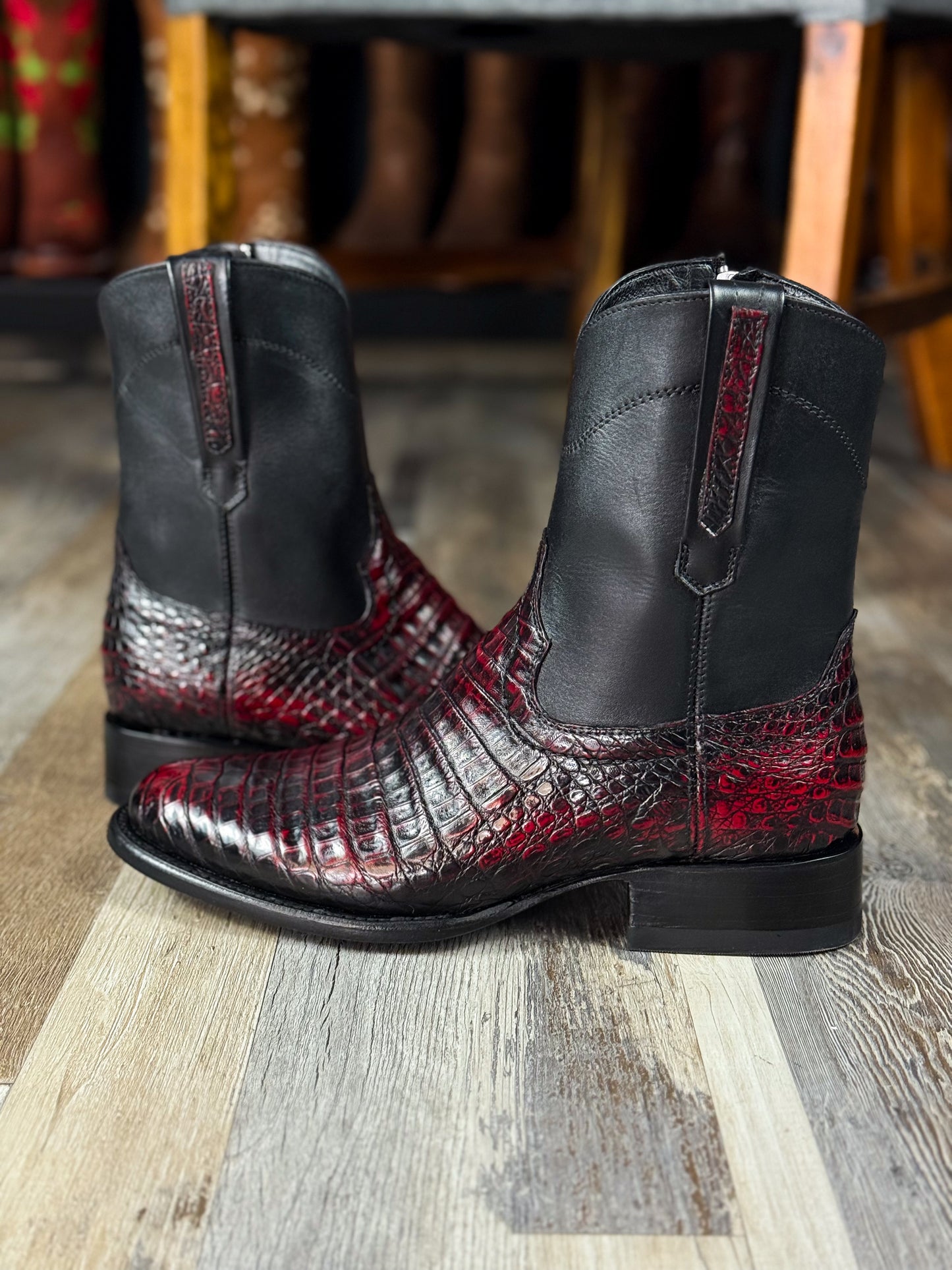 EMMA BROWN PITON BOOTS