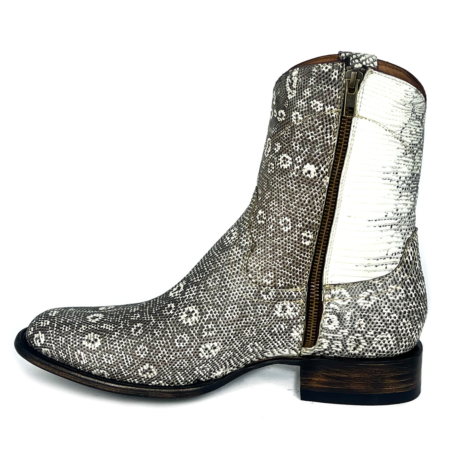 EMMA BROWN LIZARD BOOTS