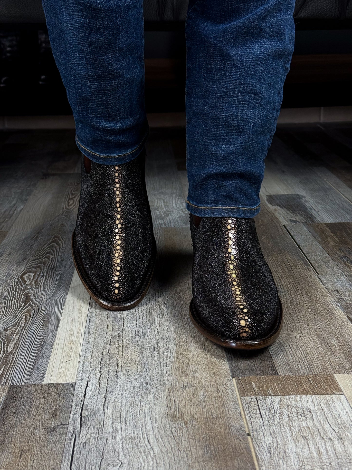 EMMA BROWN PITON BOOTS