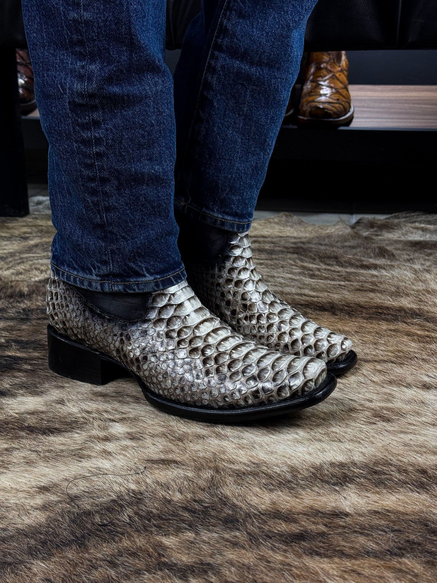 EMMA BROWN PITON BOOTS