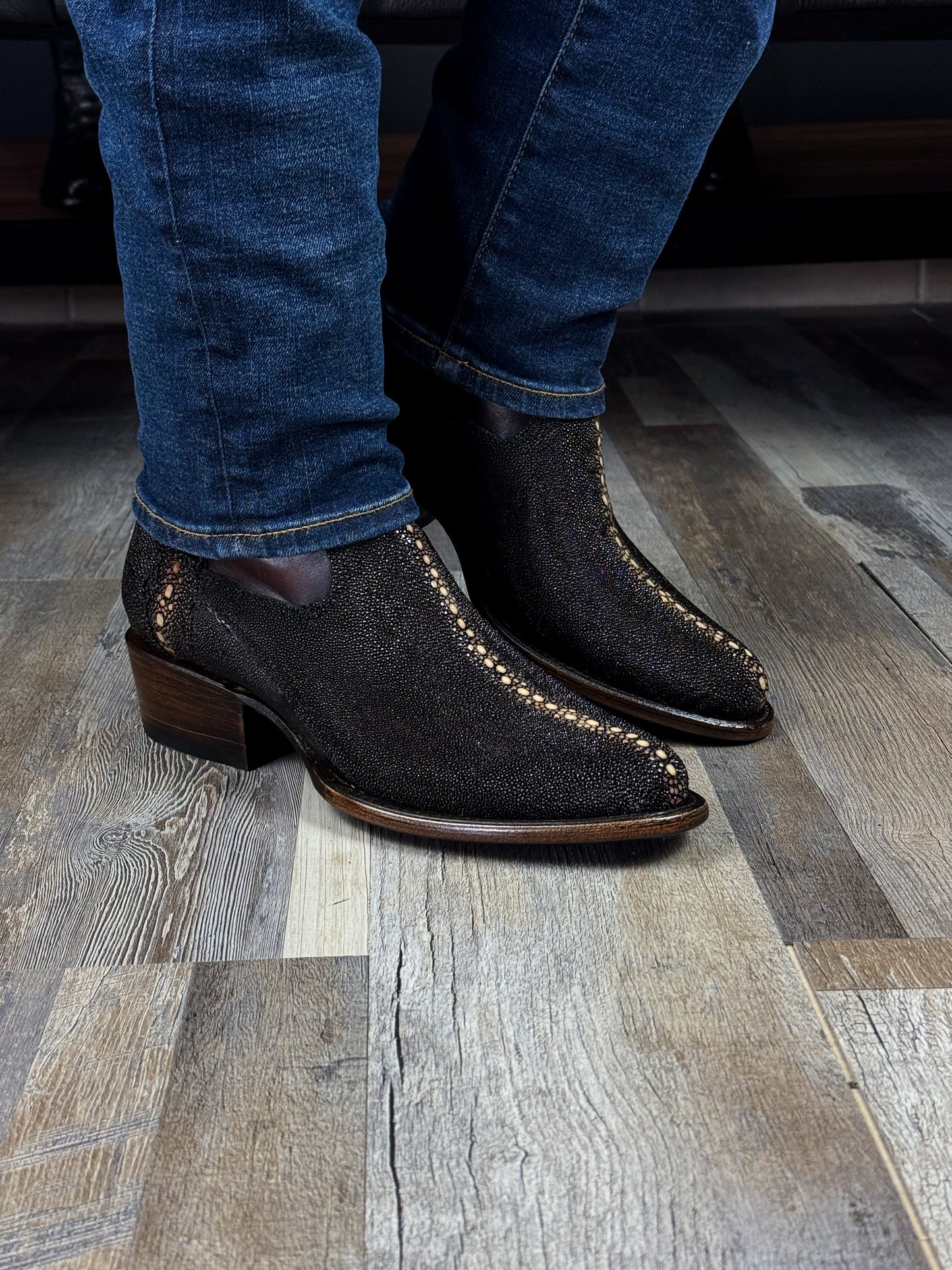 EMMA BROWN PITON BOOTS