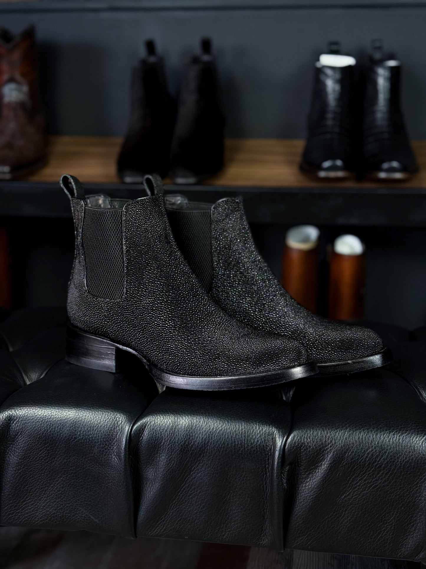 EMMA BROWN PITON BOOTS