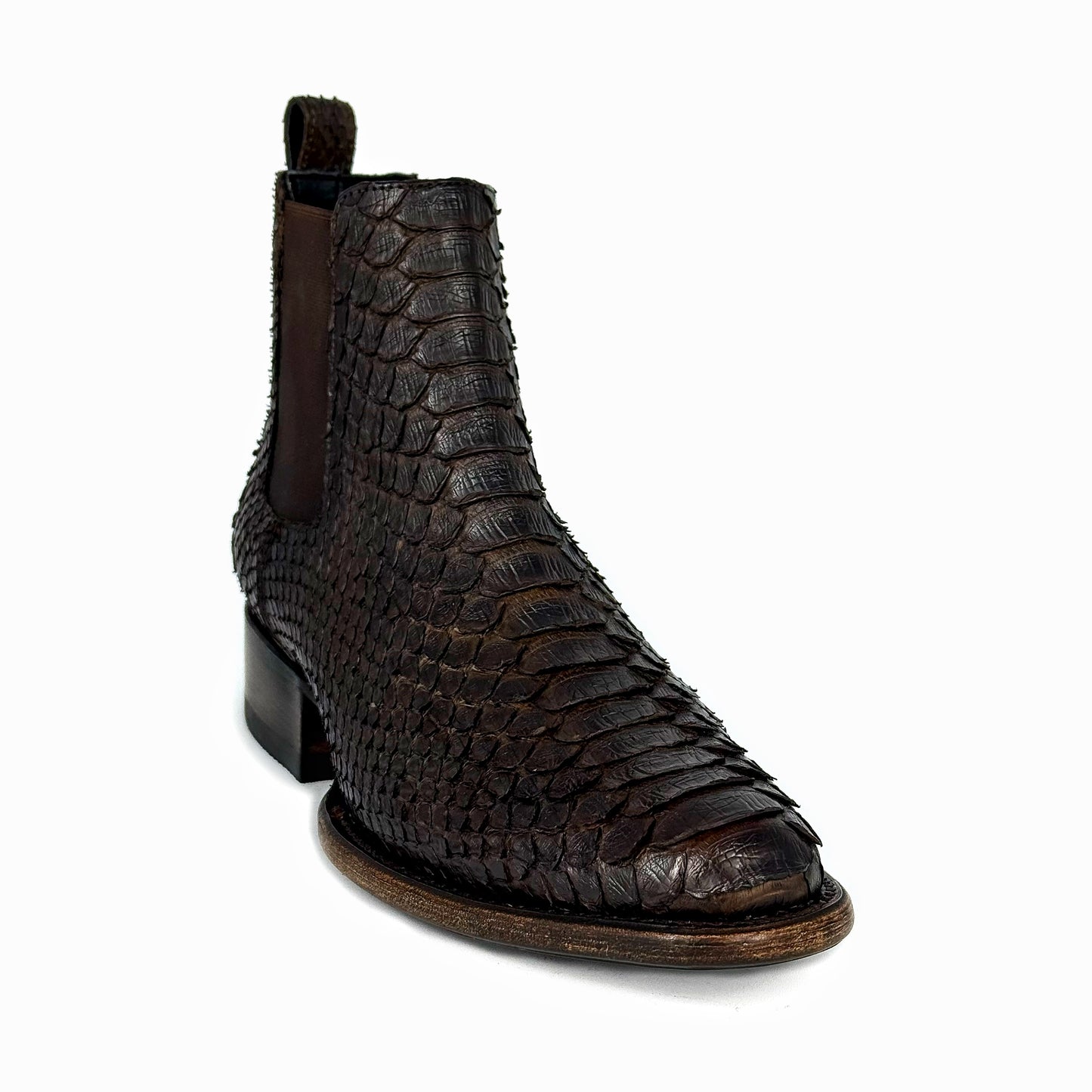 EMMA BROWN PITON BOOTS