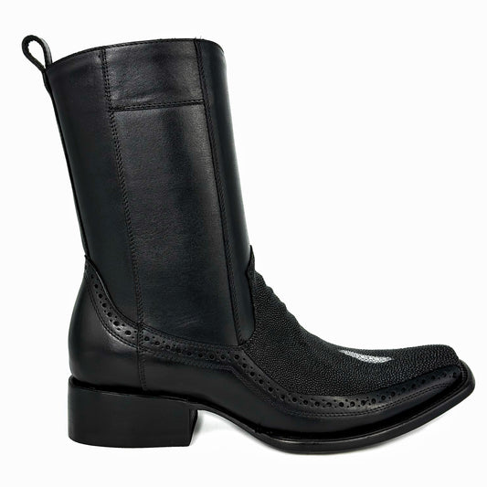 EMMA BROWN PITON BOOTS
