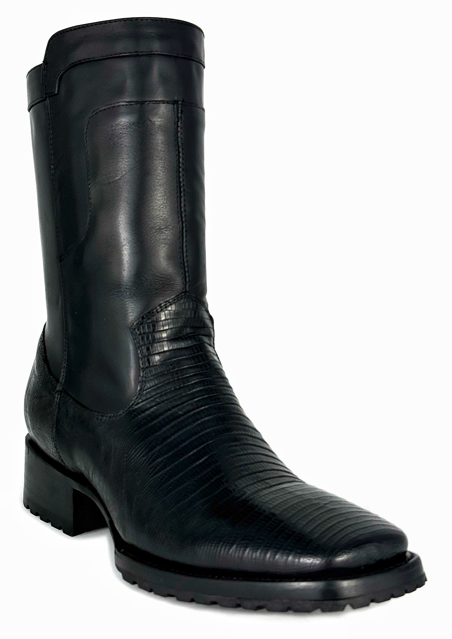 EMMA BROWN LIZARD BOOTS