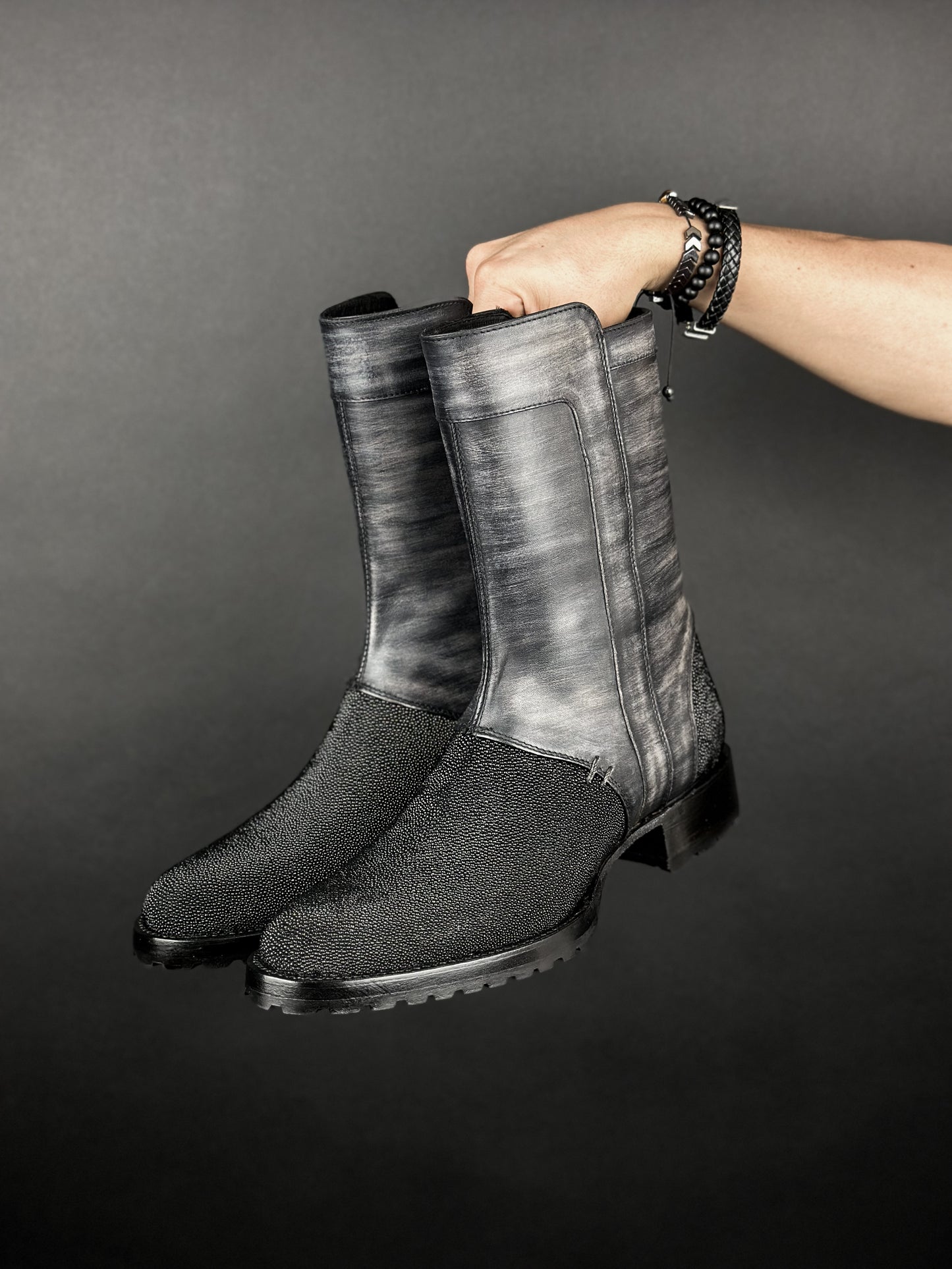 EMMA BROWN PITON BOOTS