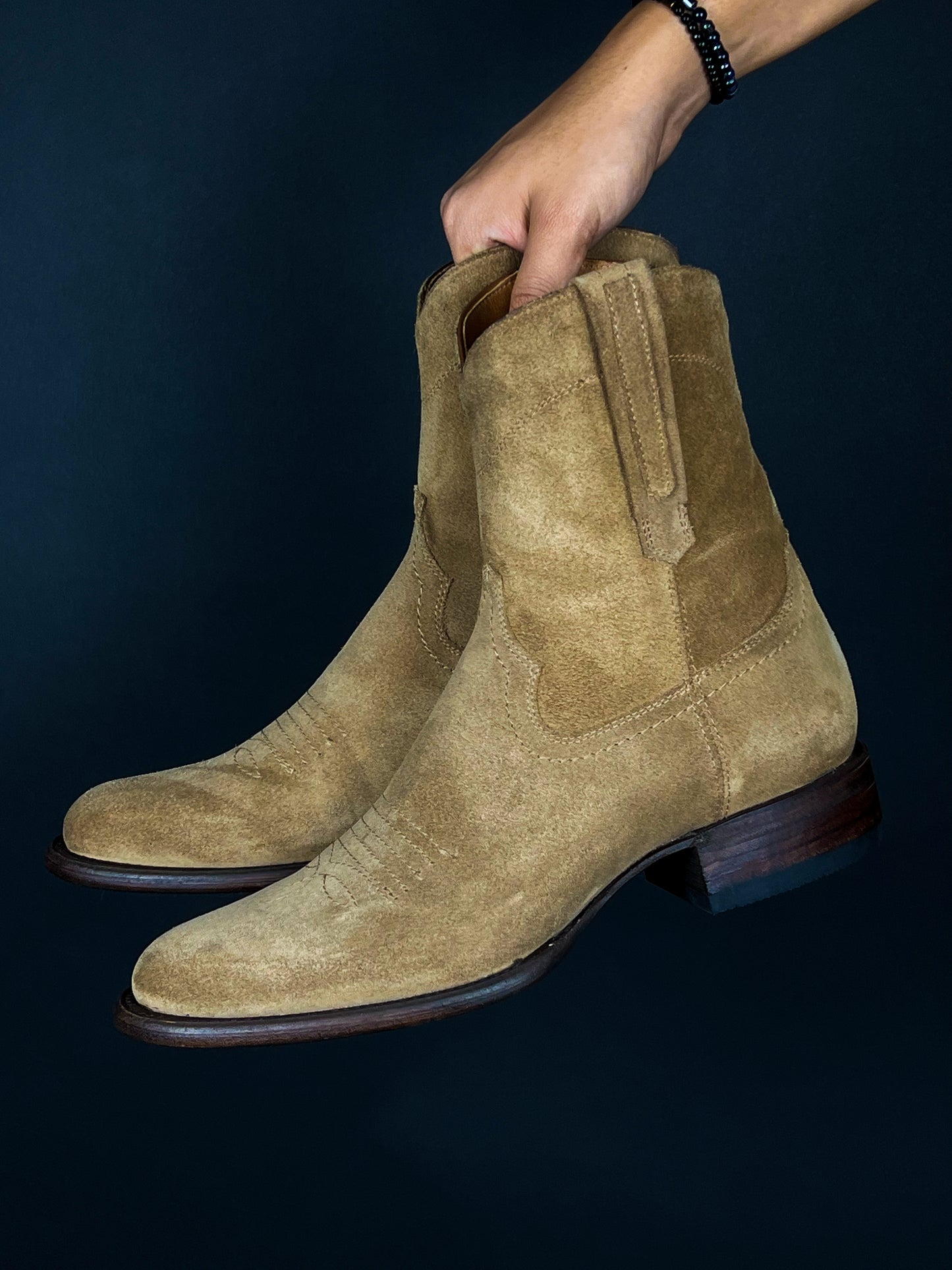 CARLO BROWN PITON BOOTS