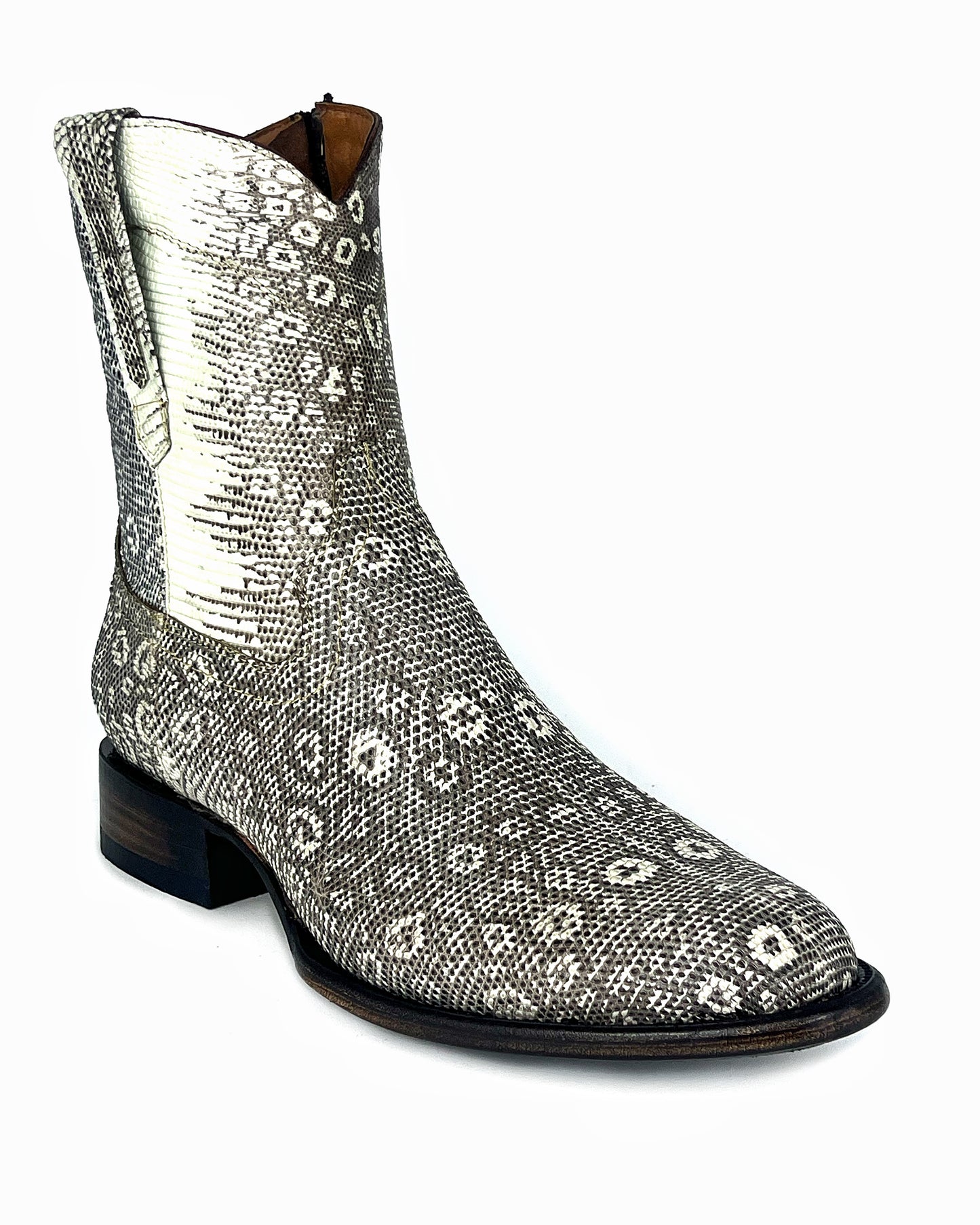 EMMA BROWN LIZARD BOOTS