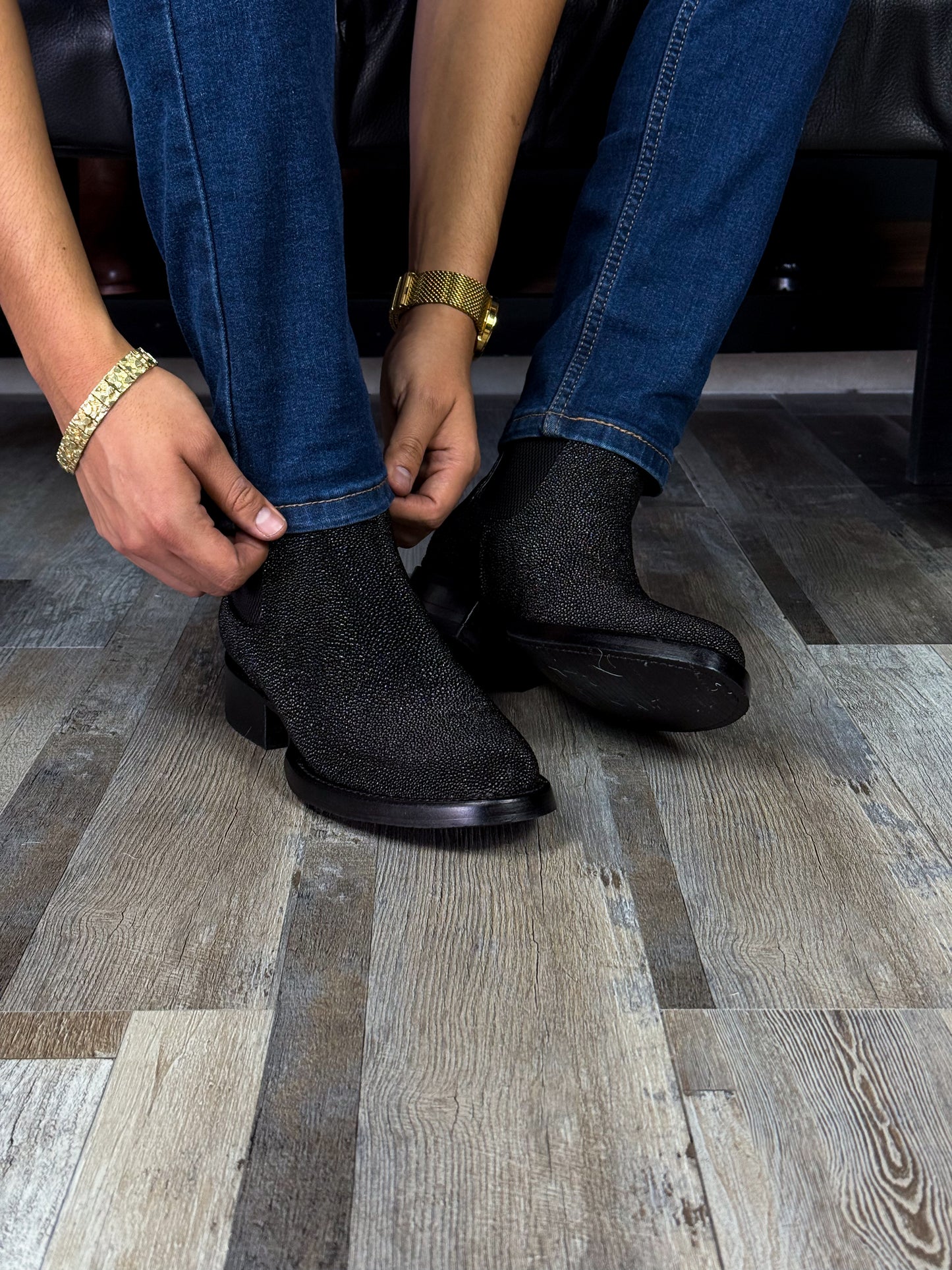 EMMA BROWN PITON BOOTS