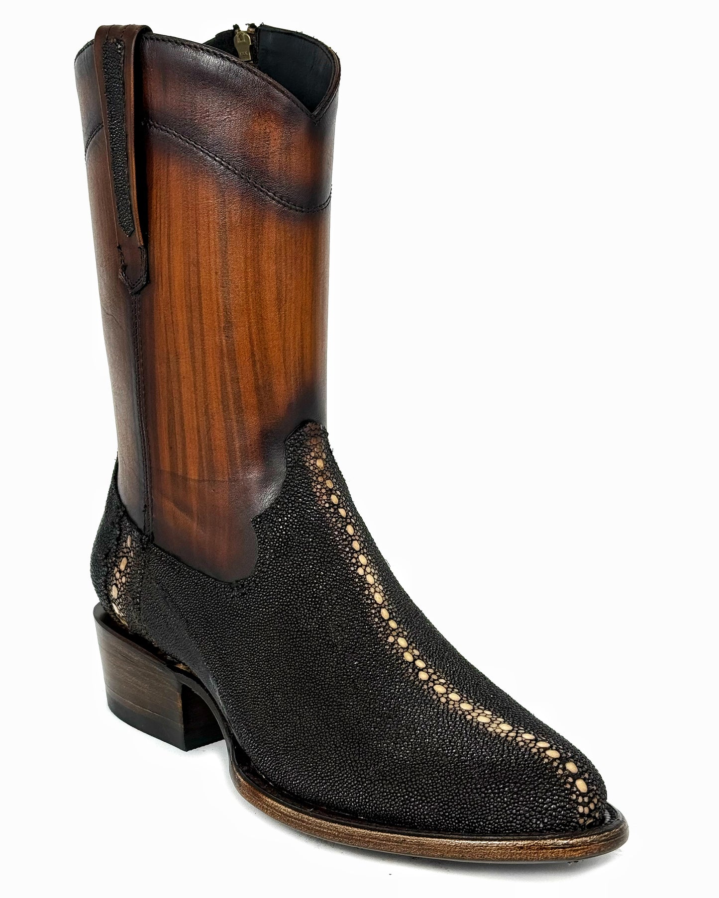 EMMA BROWN PITON BOOTS