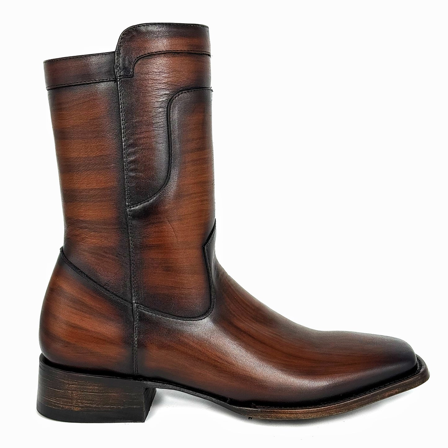 CARLO BROWN PITON BOOTS