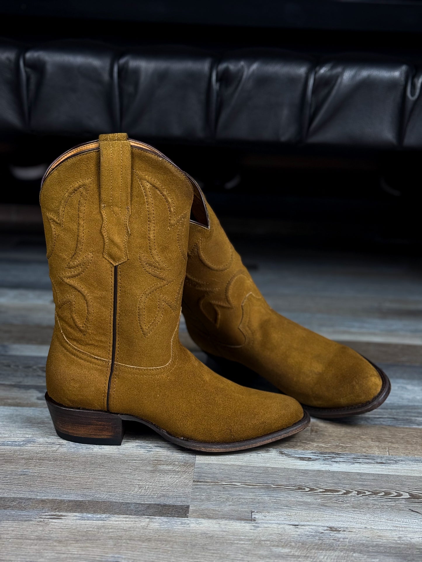 CARLO BROWN PITON BOOTS