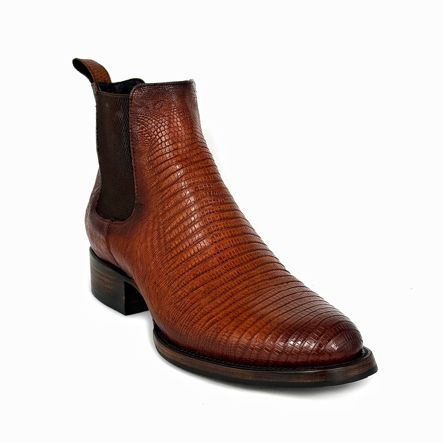 CARLO BROWN PITON BOOTS