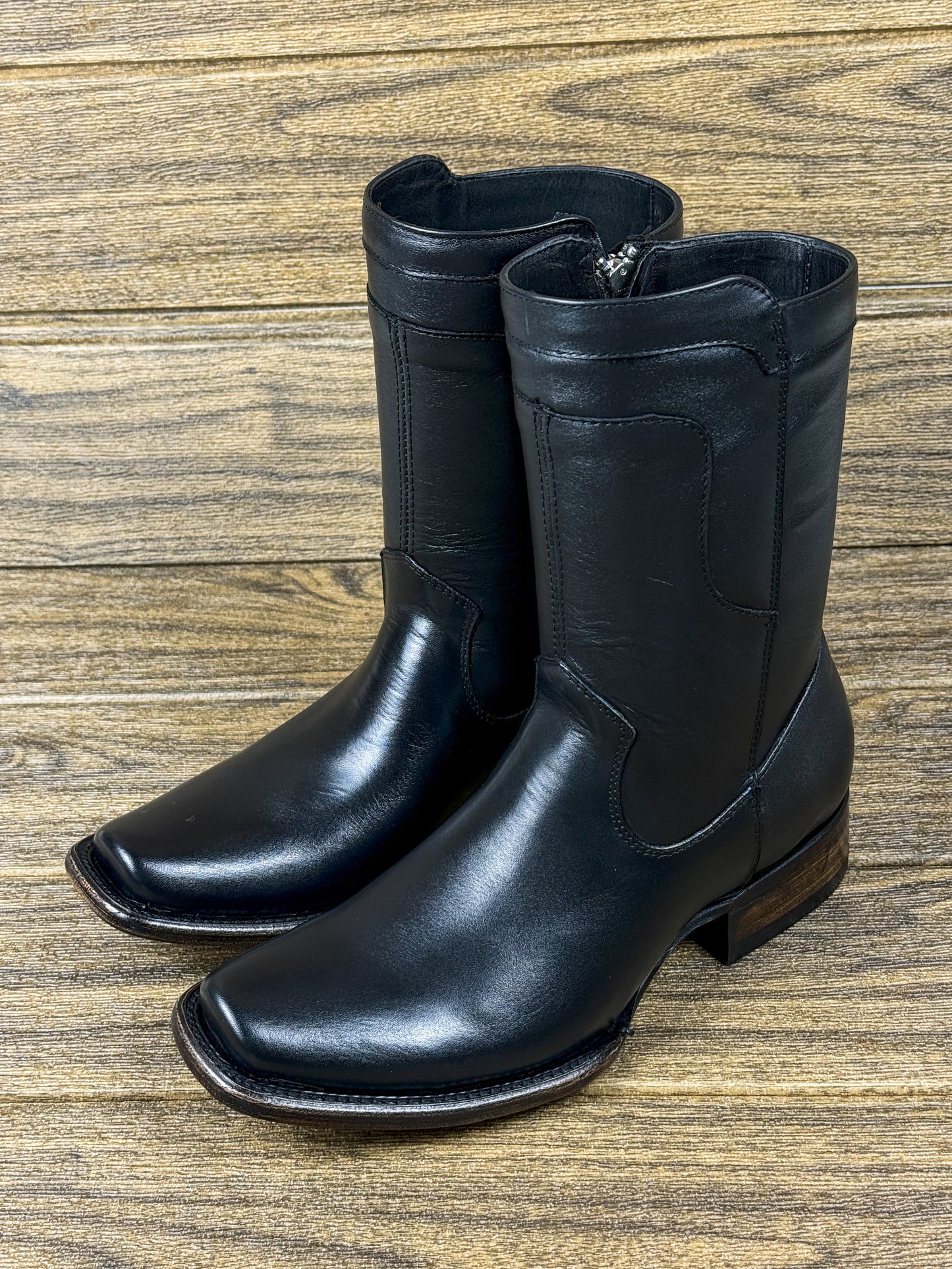 CARLO BROWN PITON BOOTS