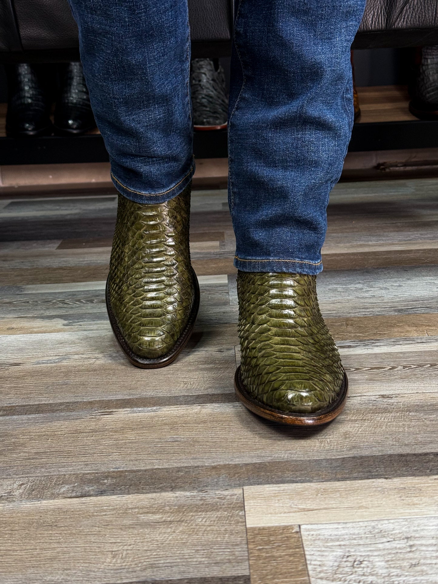 EMMA BROWN PITON BOOTS