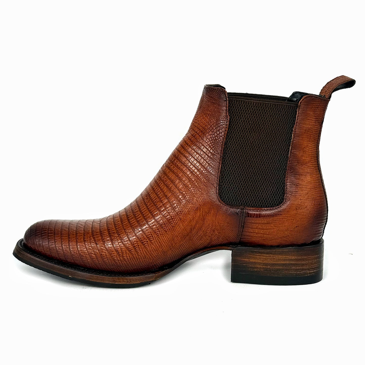 CARLO BROWN PITON BOOTS