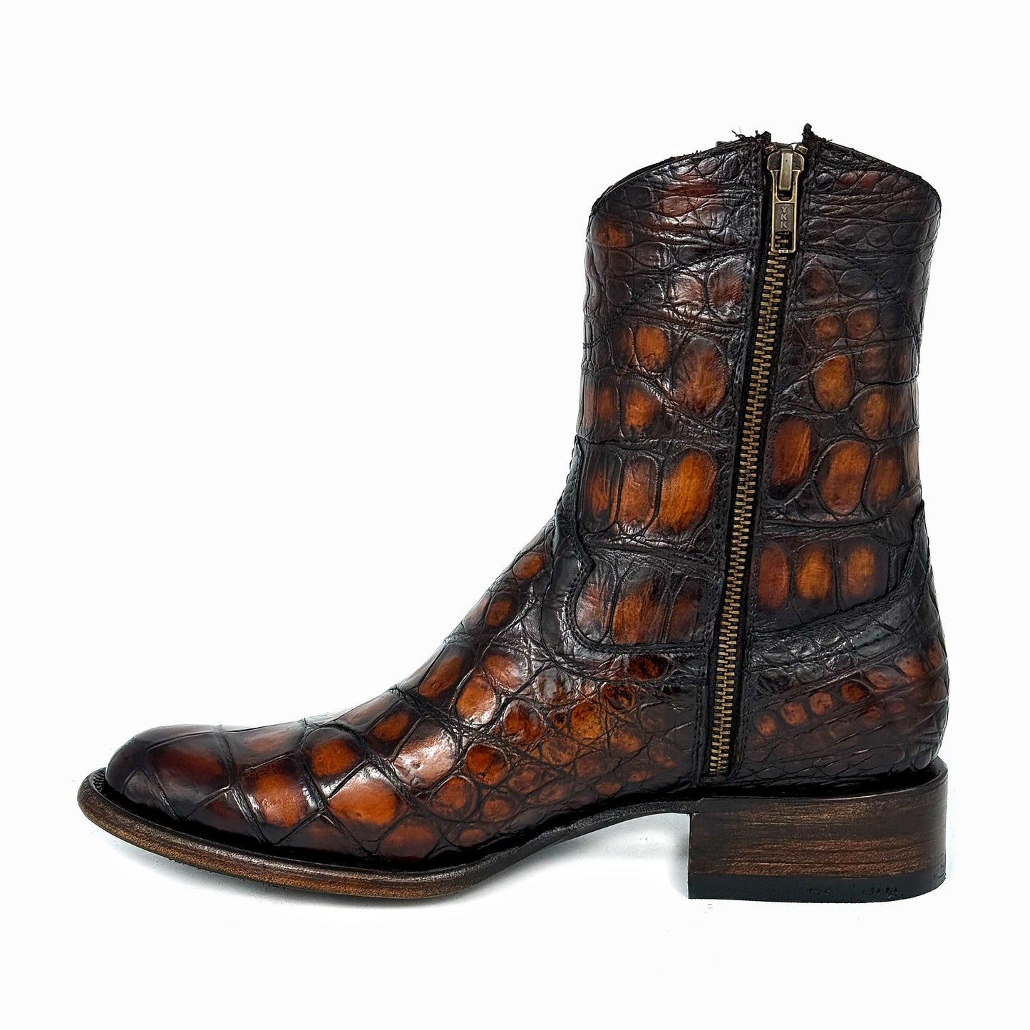 EMMA SOMBREADO FULL COCODRILO MORELETI BOOTS OVAL