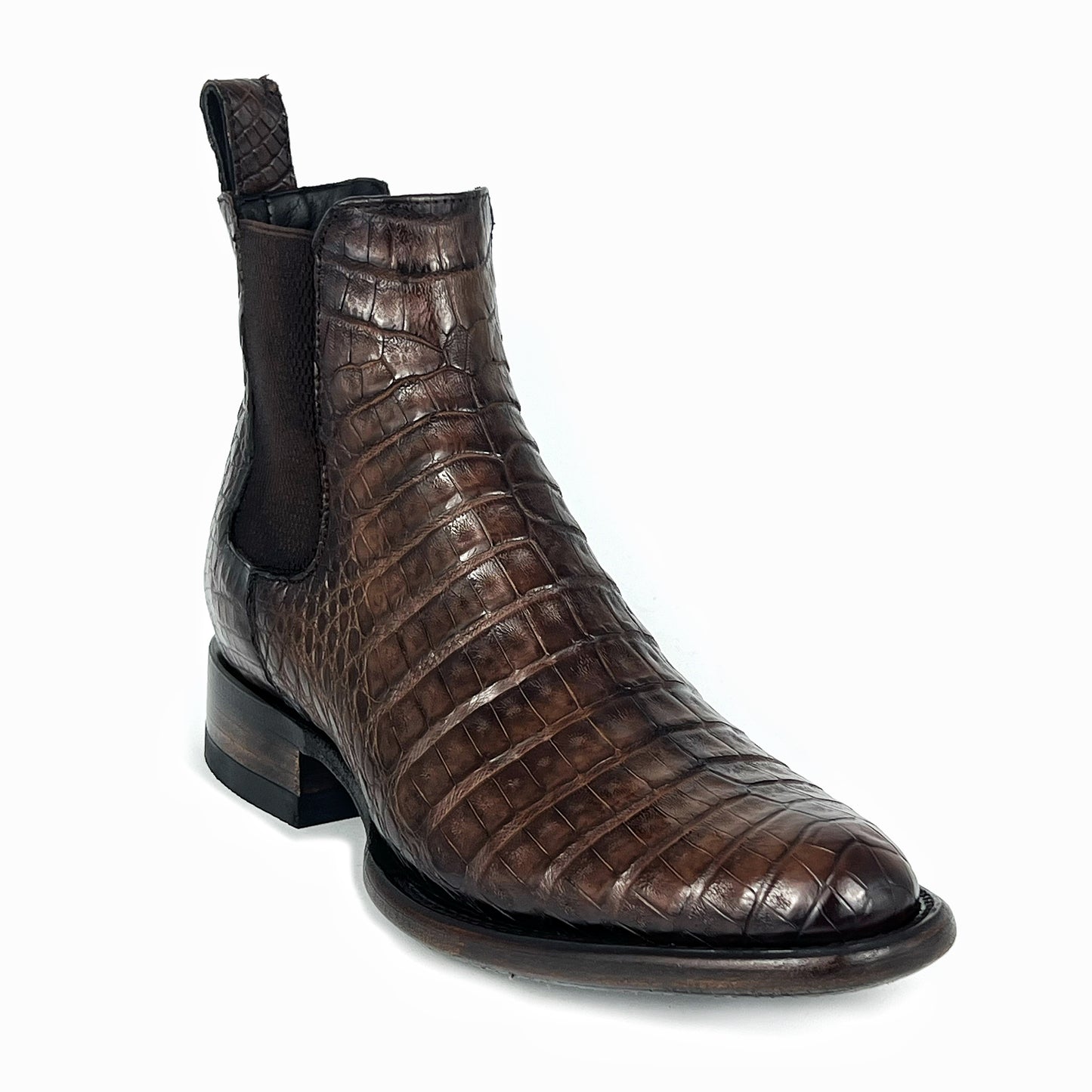 CARLO BROWN PITON BOOTS