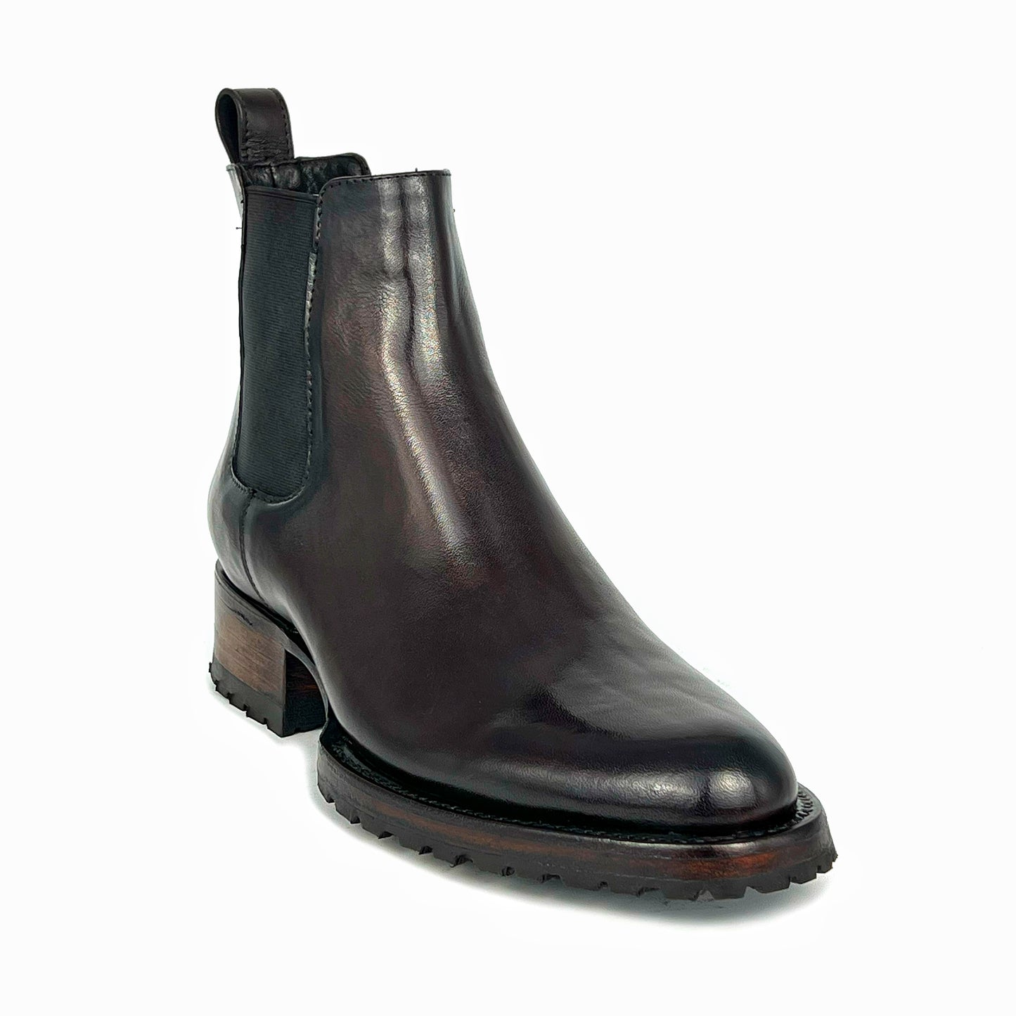 CARLO BROWN PITON BOOTS
