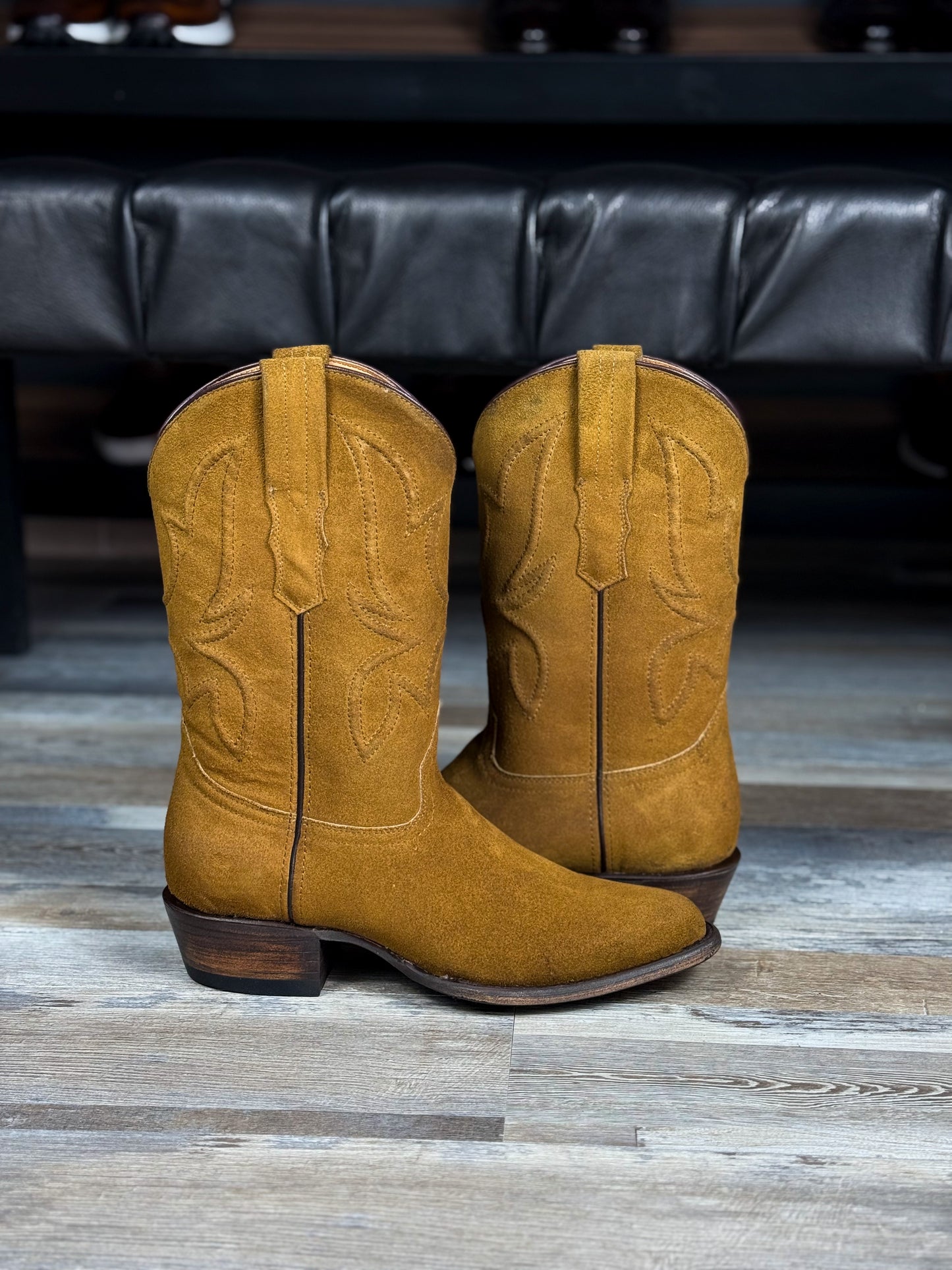 CARLO BROWN PITON BOOTS