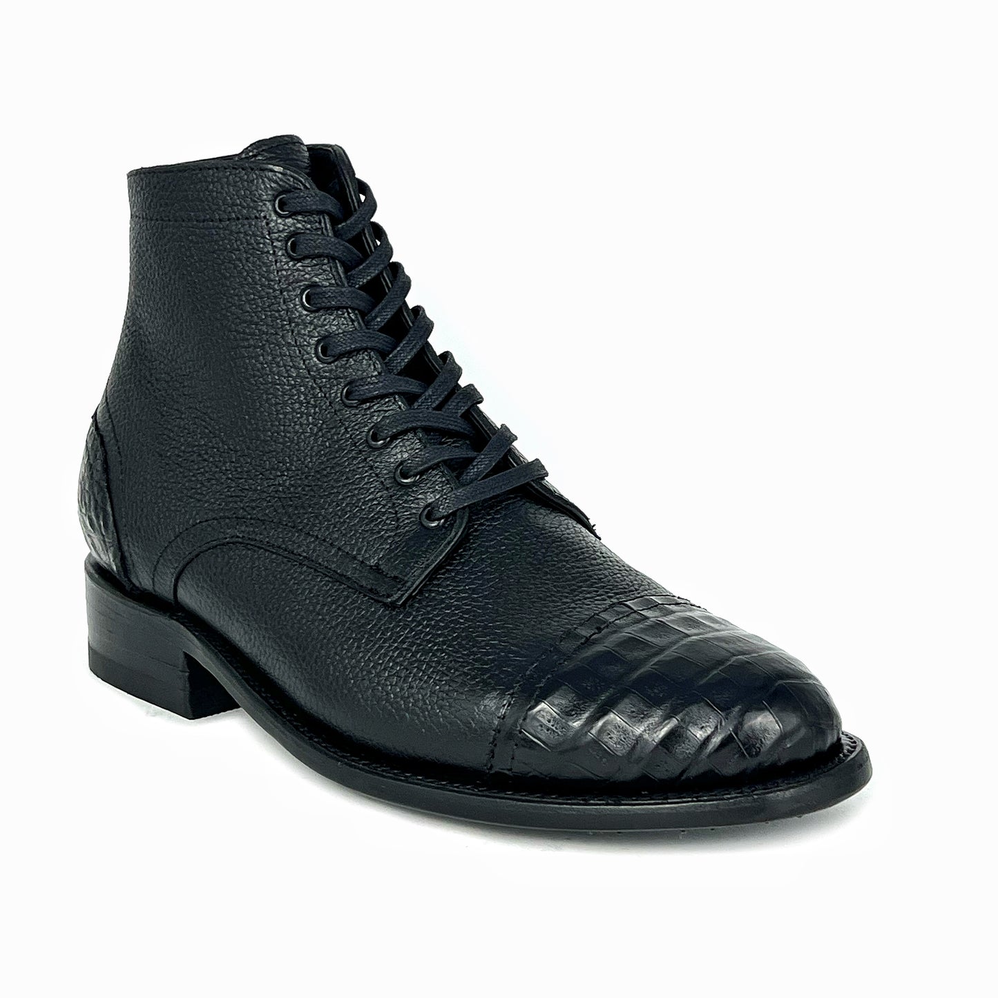CARLO BROWN PITON BOOTS